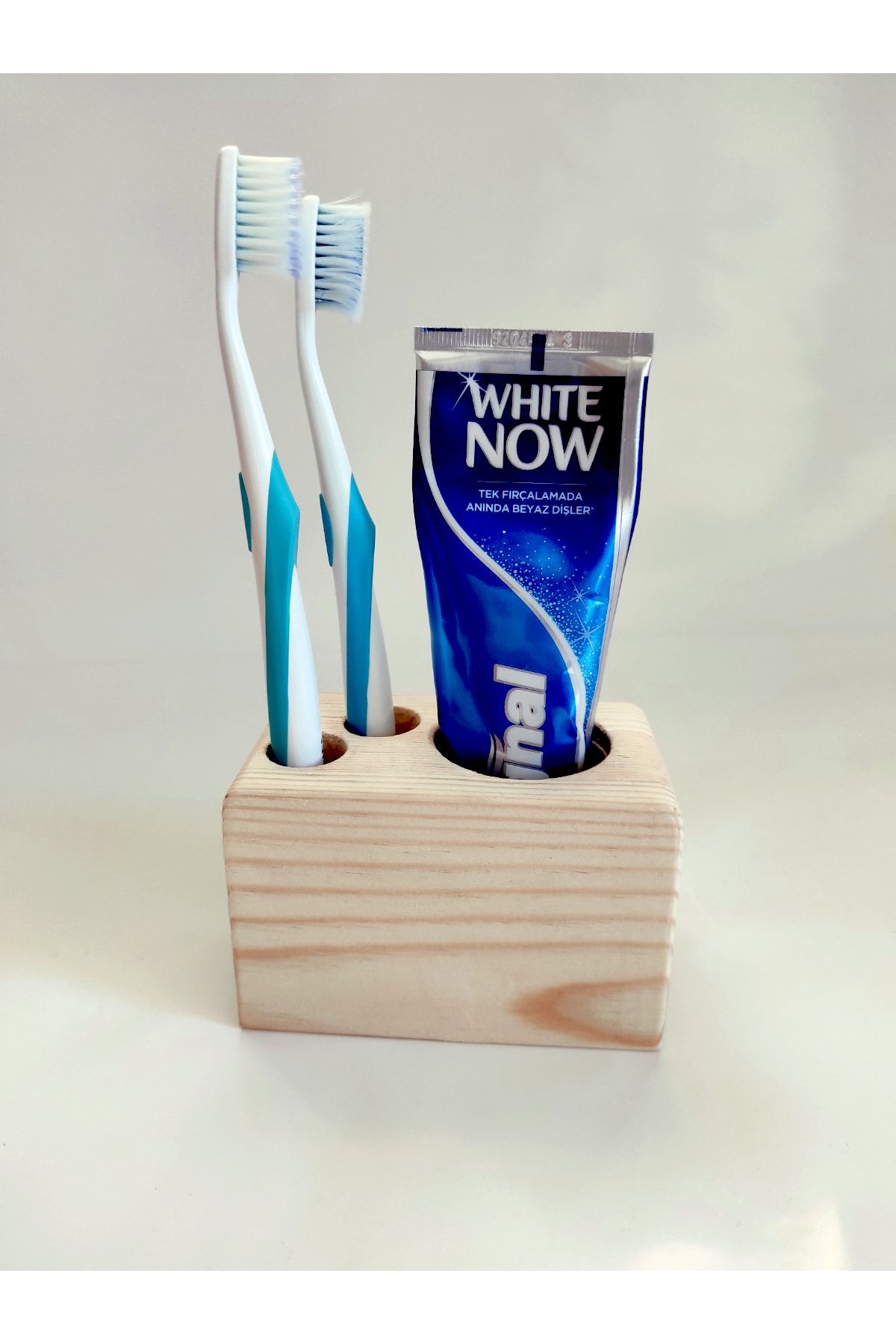 BENLİSSO HOME Ahşap Diş Fırçası Standı %100 Natural Diş Fırçalığı