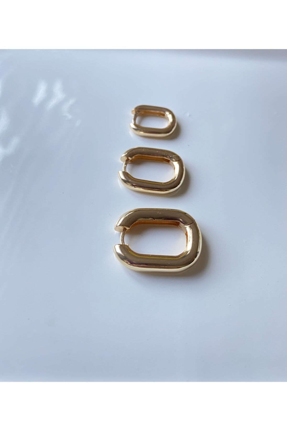 orbis accessories Dikdörtgen Küpe
