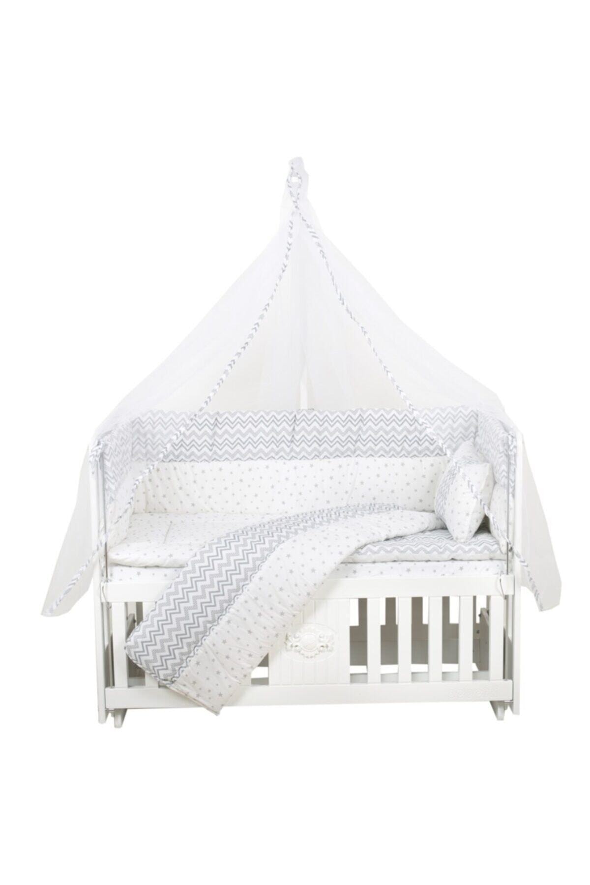 Bebetti Unisex Bebek Gri Uyku Seti