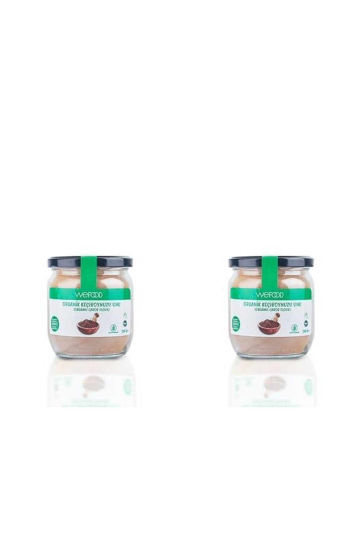 Wefood Organik Glütensiz Vegan Katkısız Keçiboynuzu Unu 250 gr 2 Adet