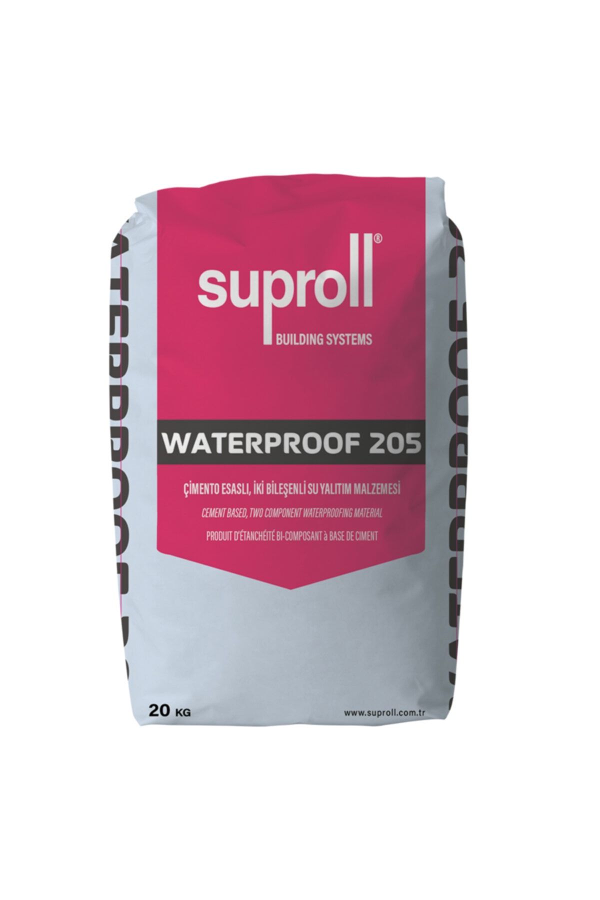 SUPROLL Waterproof 205 Çimento Esaslı İki Bileşenli Tam Esnek Su Yalıtım Malzemesi