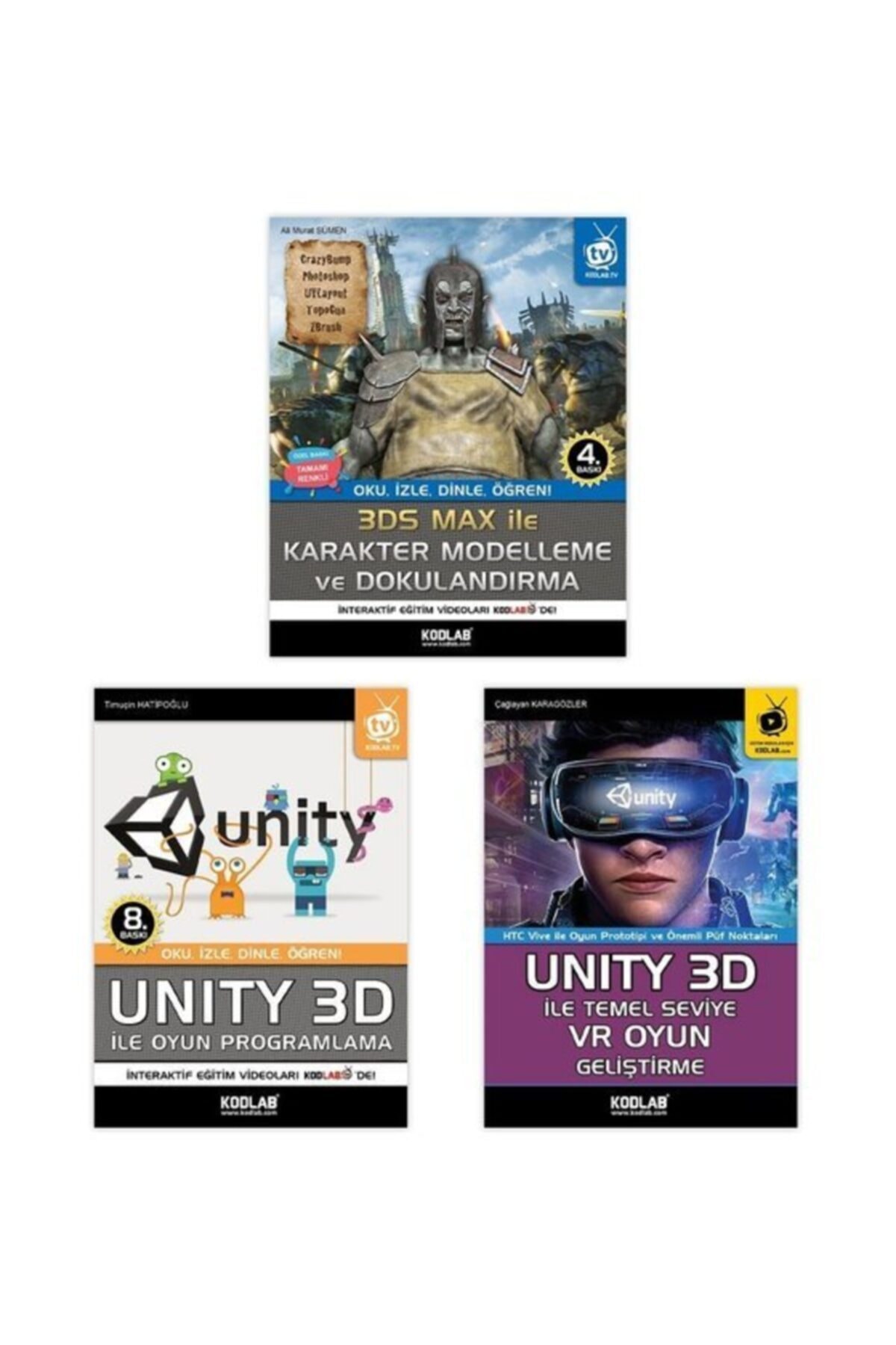 Kodlab Oyun Programlama Seti 7 - 3 Kitap Takım