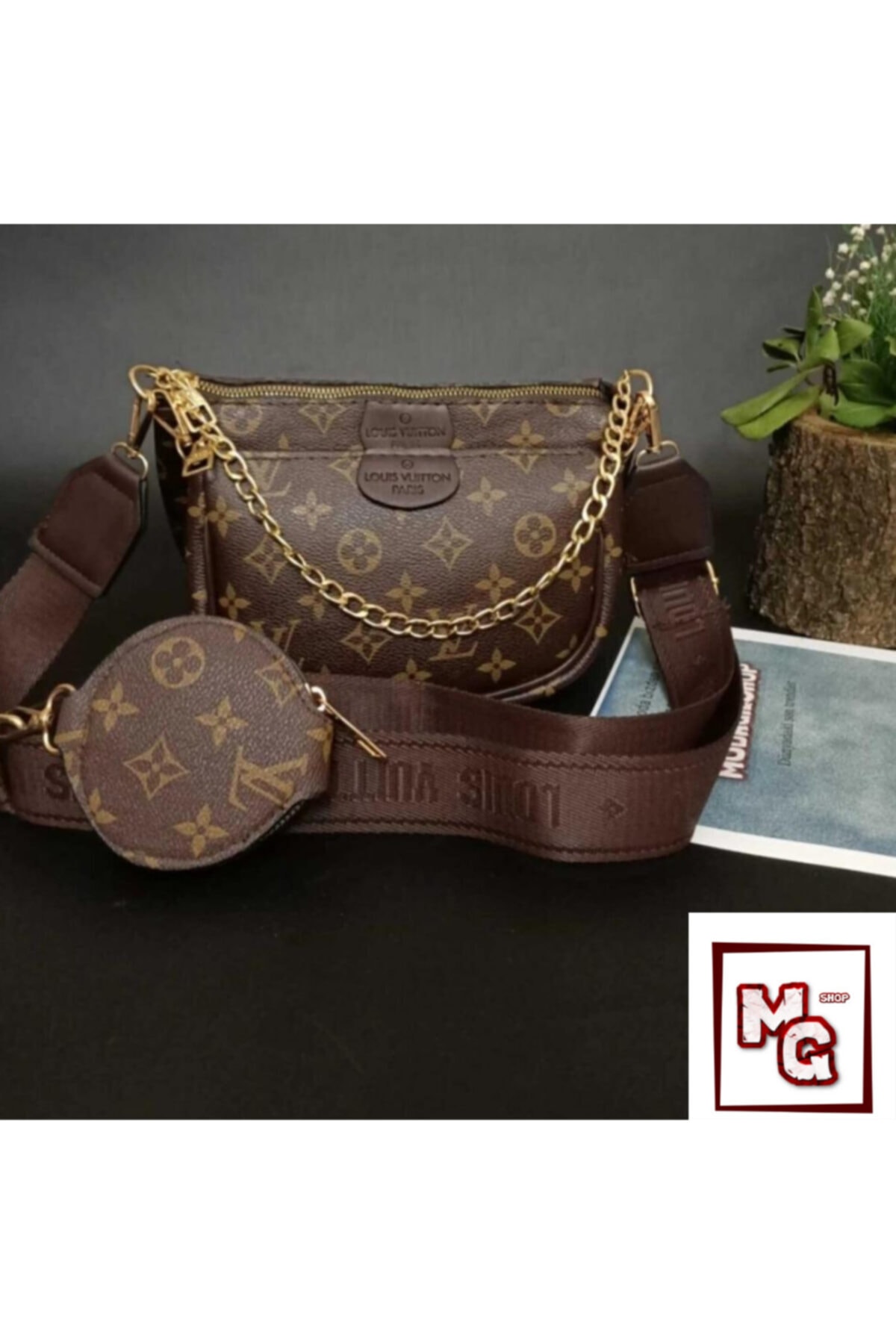 MODAGİLSHOP Cüzdanlı Omuz Ve Çapraz Çanta