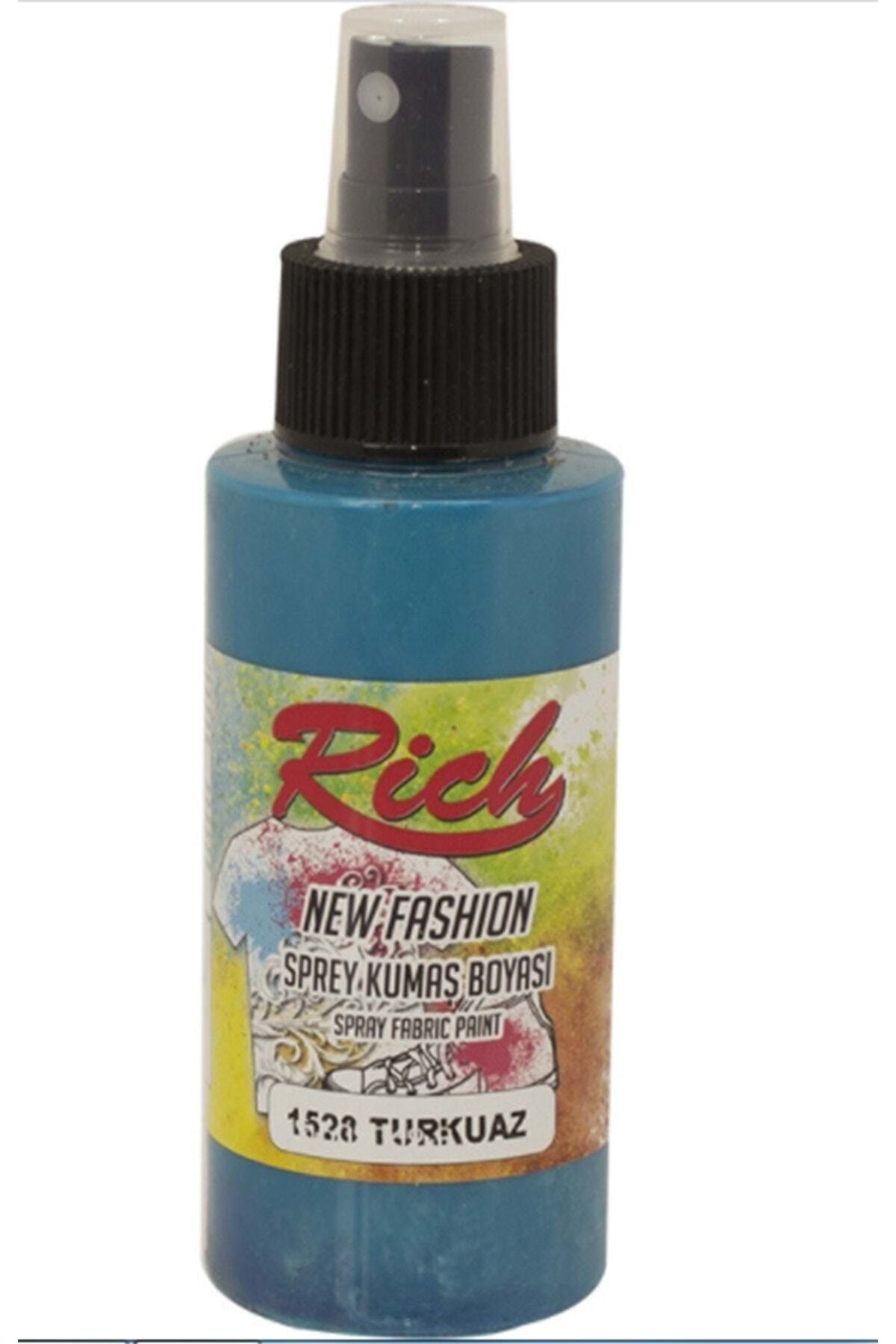 Rich Boya Spray Kumaş Boyası 60 Cc 1528 Turkuaz