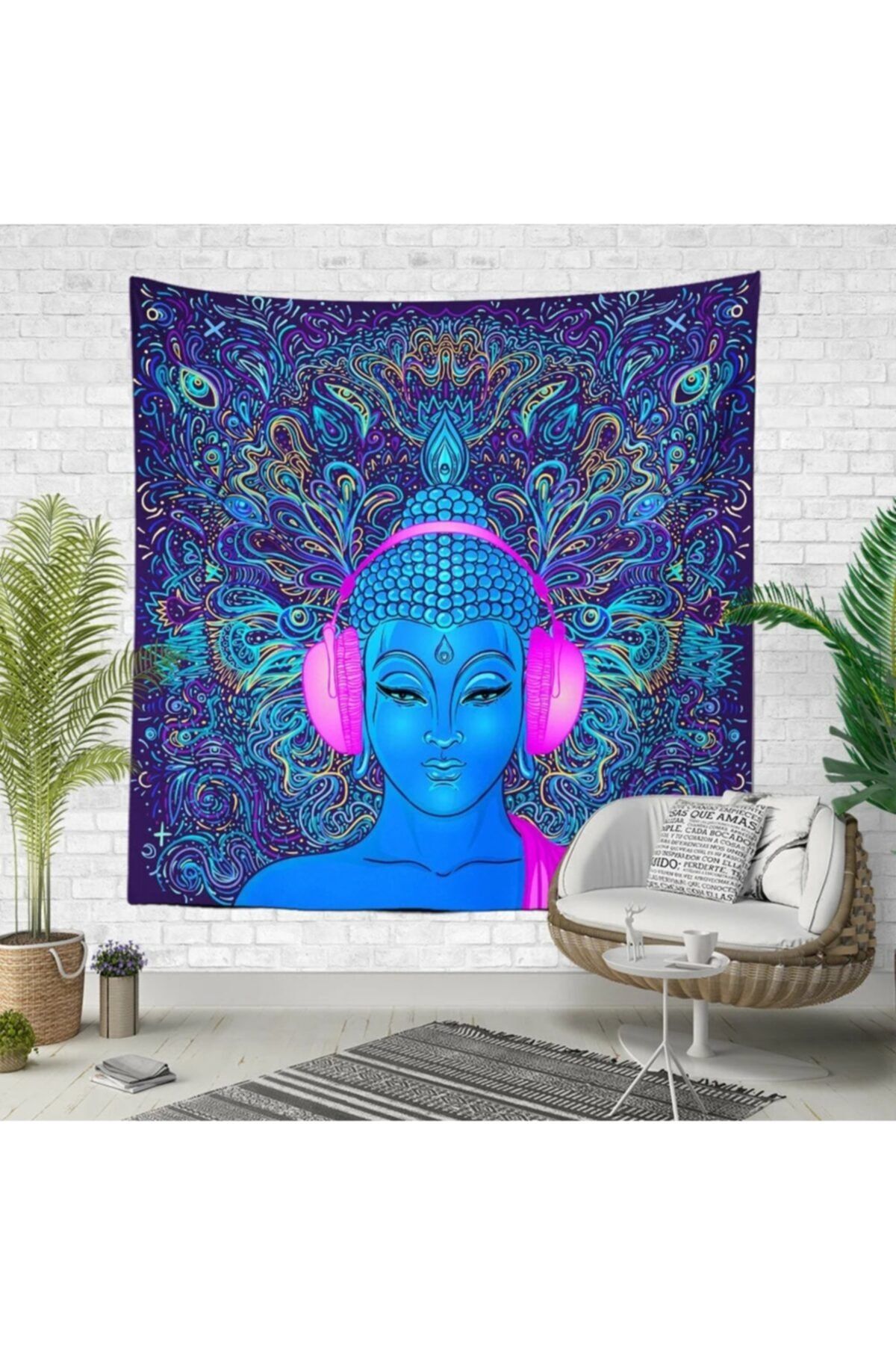 Evlium Colorful Buda Duvar Örtüsü