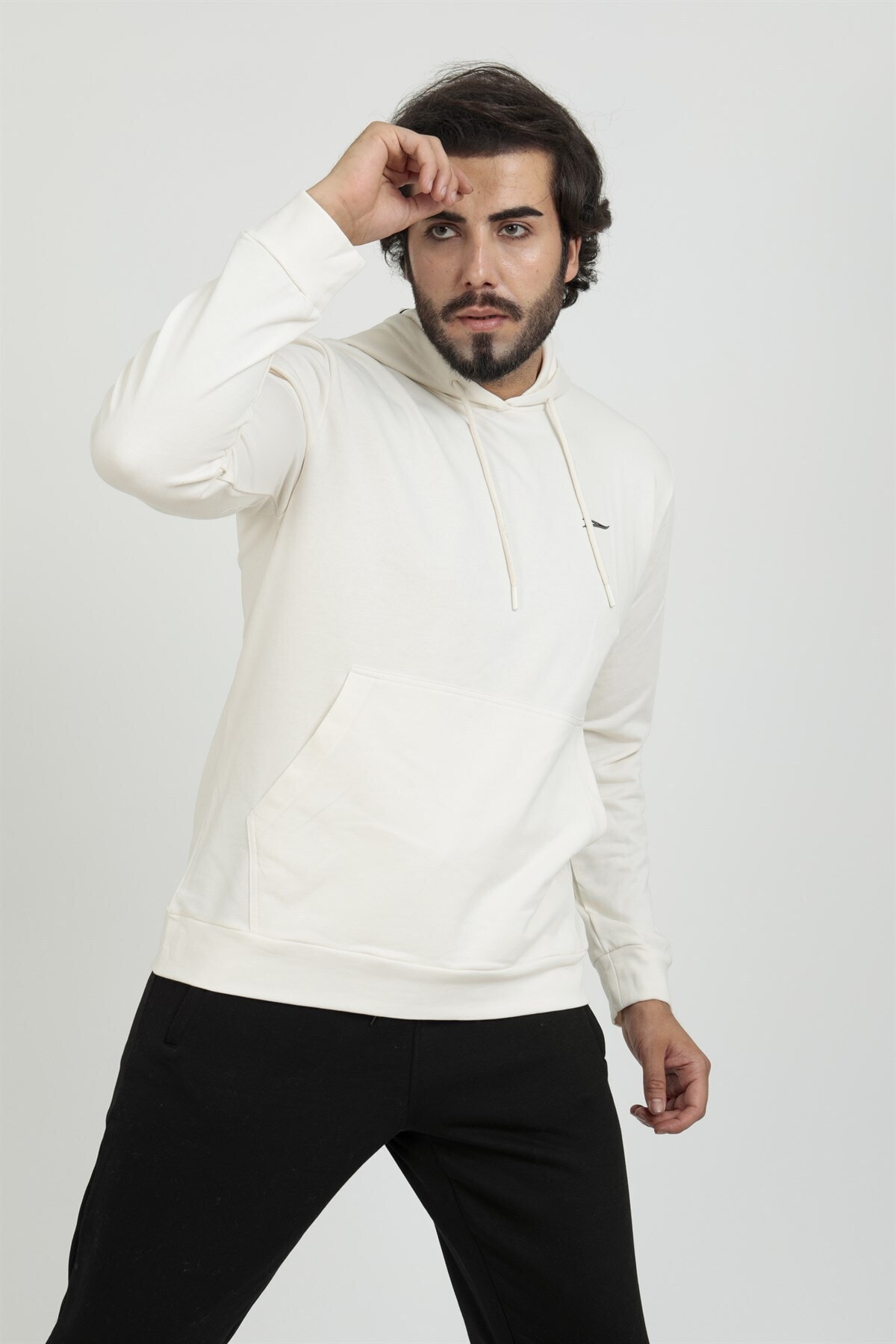 TRENDHİLL Pamuklu Ve Kapüşonlu Erkek Sweat 201464