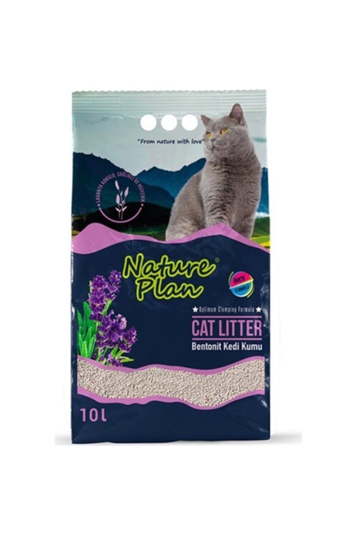Nature Plan Lavantalı Ince Taneli Kedi Kumu 10 Lt X2 Adet Toplam 20 Lt