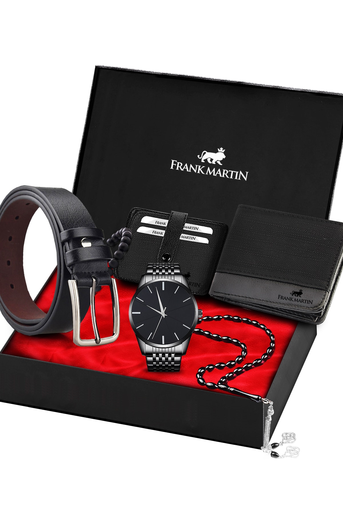 Frank Martin Saat Kemer Cüzdan Kartlık Hediye Seti 20-041-s