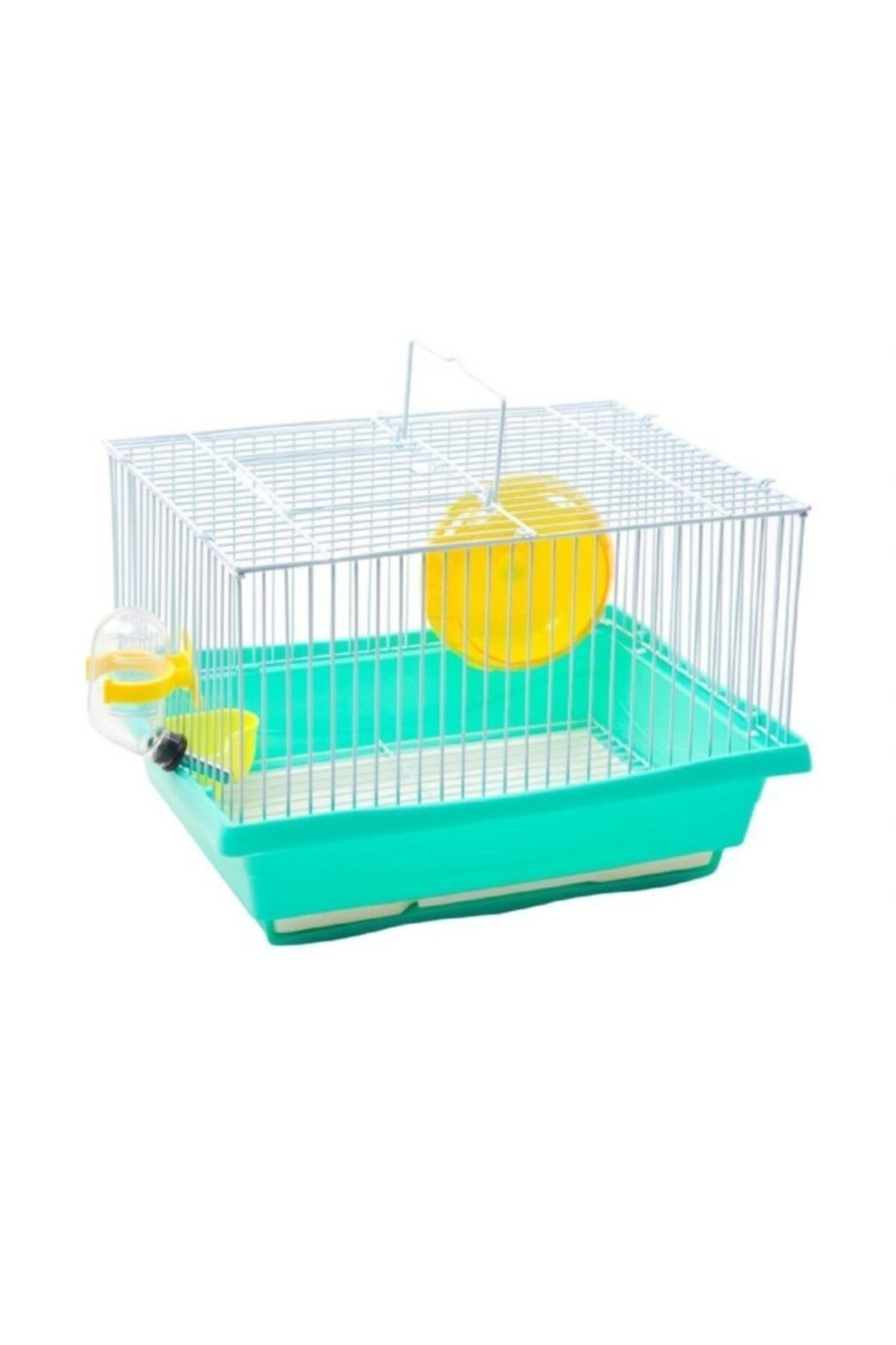 Qh Pet Cage Yd114-hamster Kafesi+suluk+koşu Bandı Orta Boy 30x23x21cm