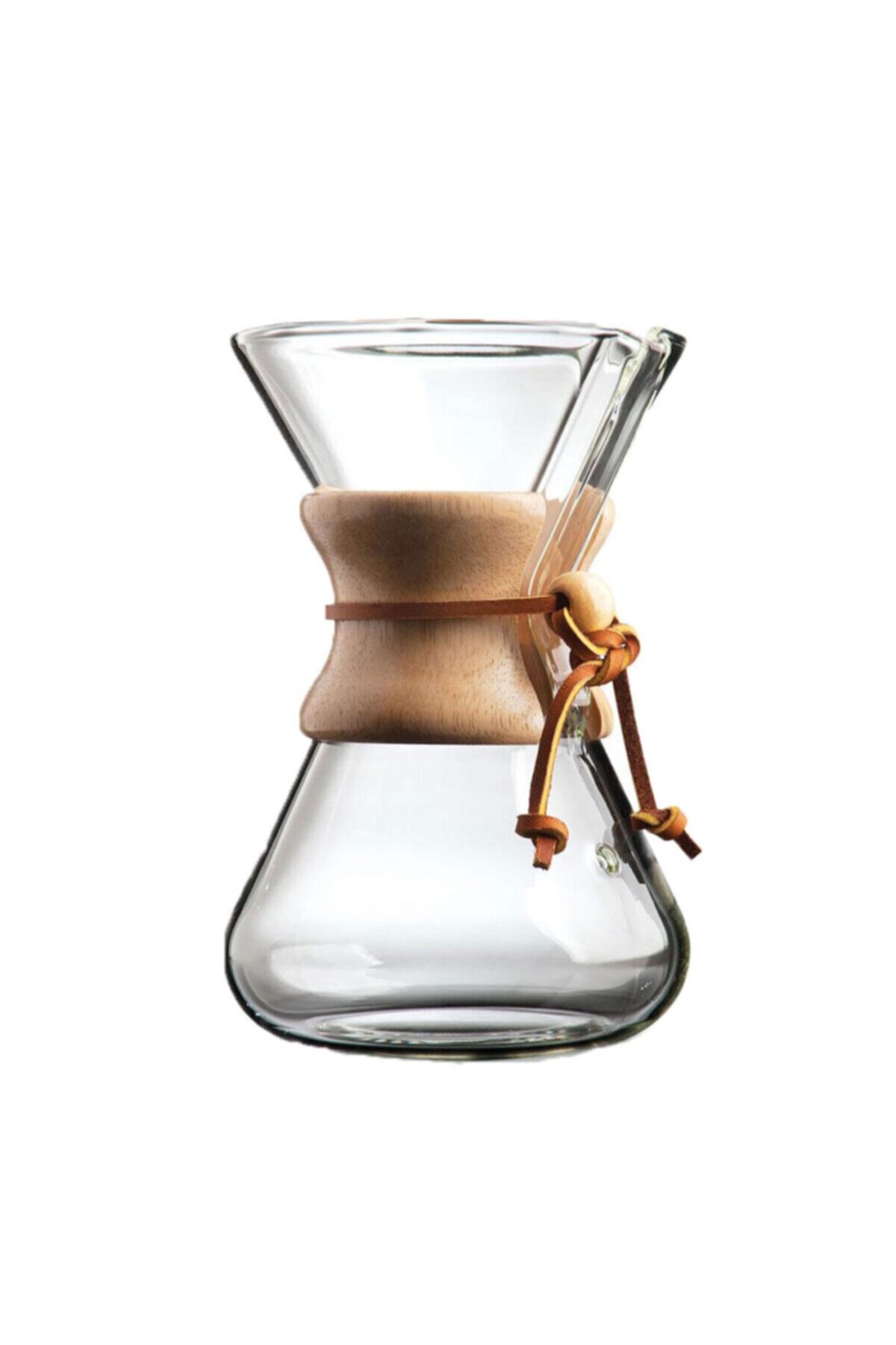 coffeein Borosilikat Cam Chemex Kahve Demleme Sürahi-karaf 800 Ml - 6 Cup Coffee Pot