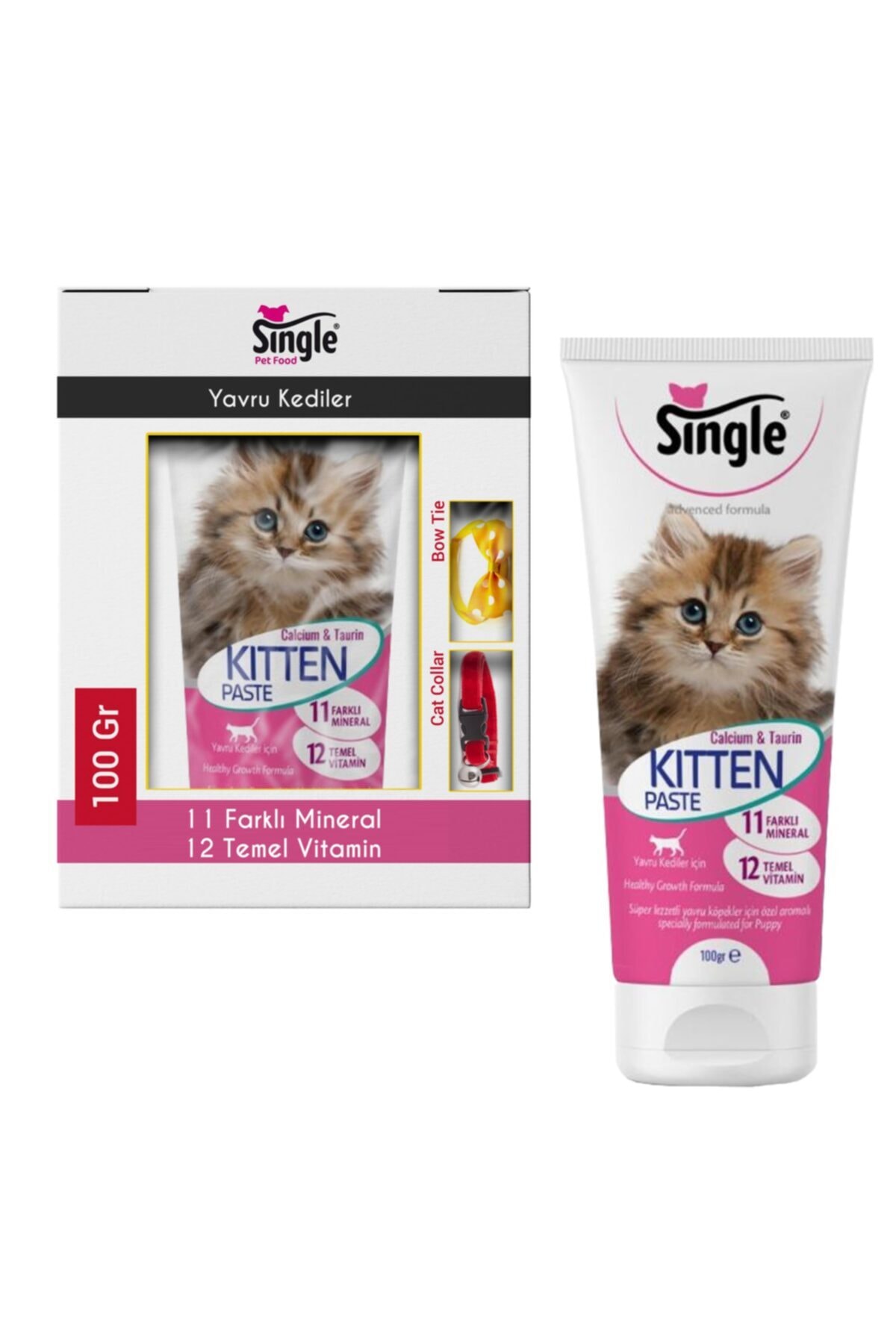 SINGLE Kitten Yavru Kedi Vitamin Mineral Macunu 100 gr