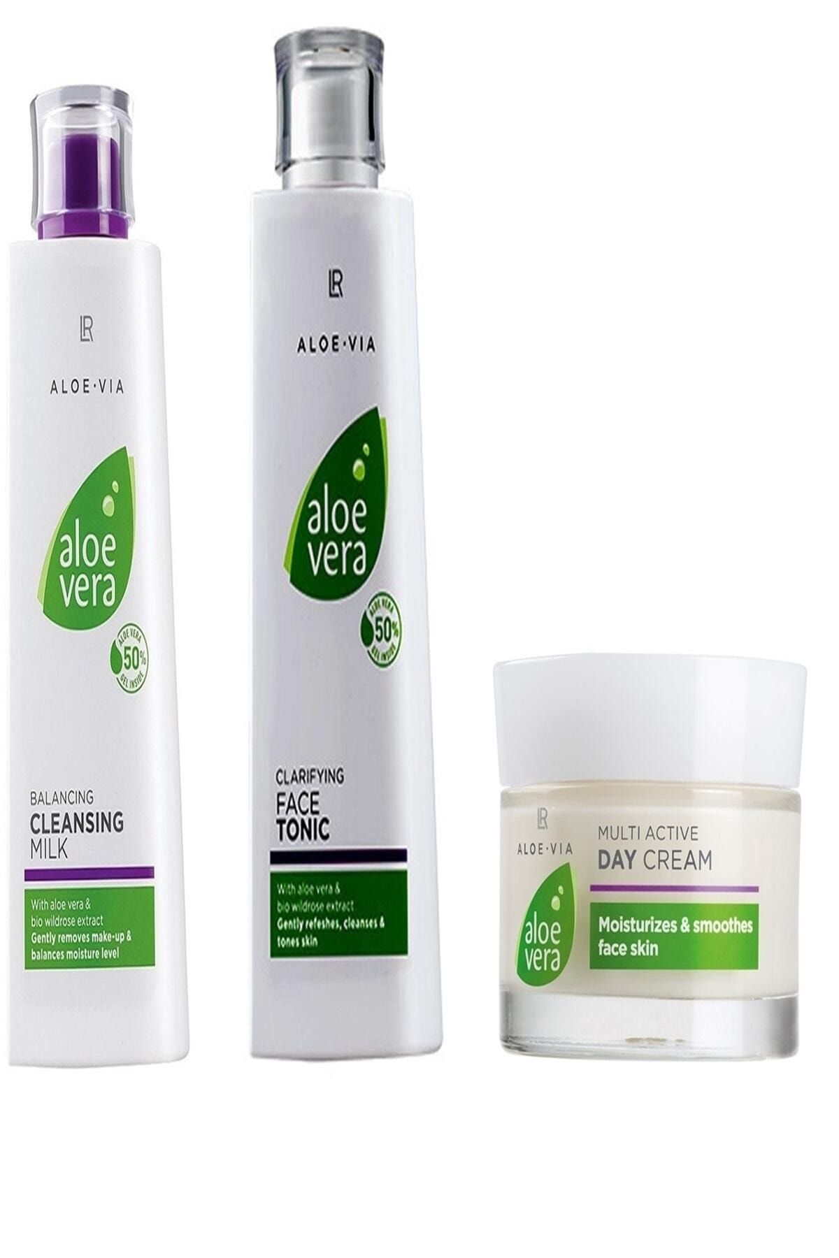 LR Aloe Vera Cilt Bakım Seti Süt Tonik Nemlendirici