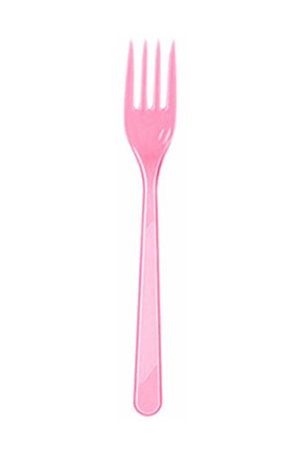 RollUp Pembe Plastik Çatal