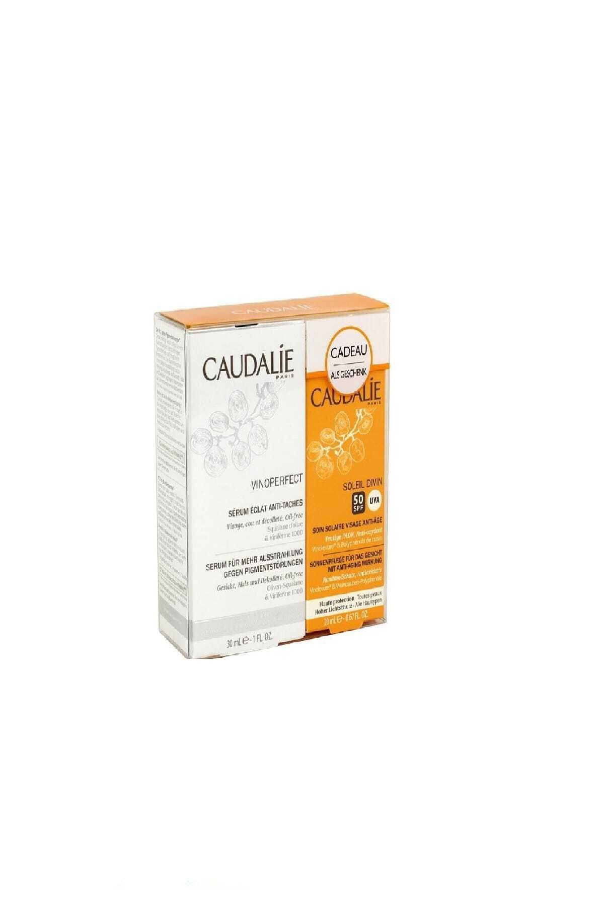 Caudalie Vinoperfect Radiance Serum 30 ml & Cremem Solaire SPF50 25 ml 3522930023296