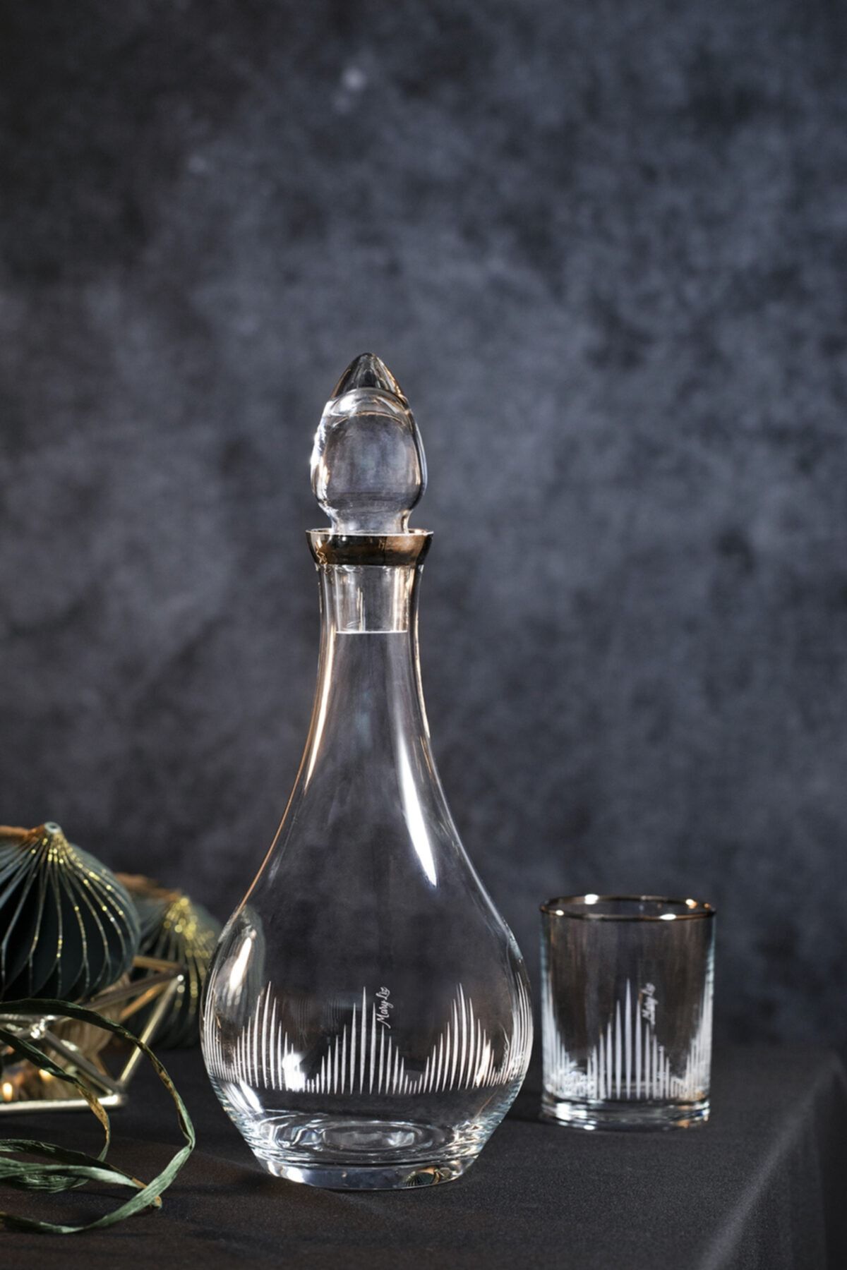 Mary Liz Luxury 7 Parça Platin Su Takımı
