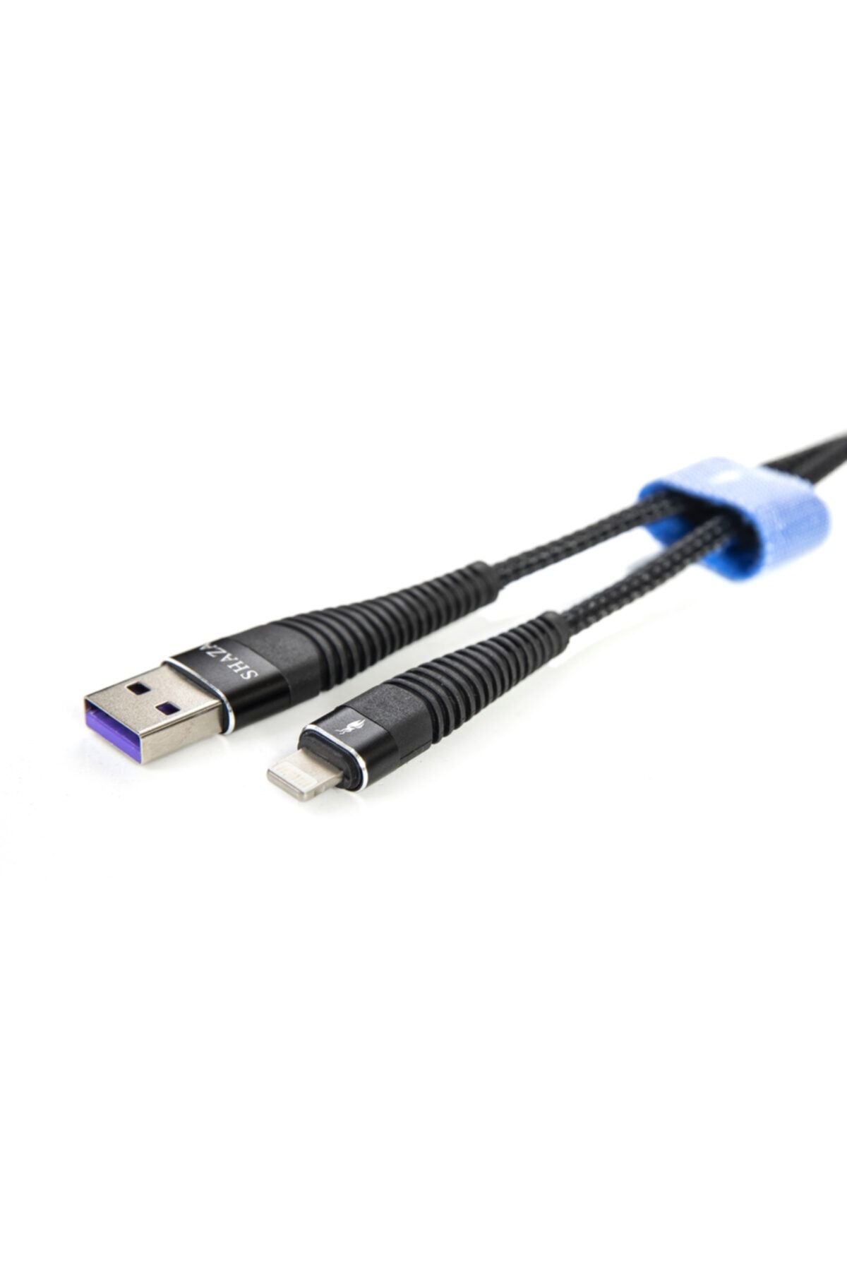 shaza Iphone Lightning 5a 100w Örgülü Hızlı Şarj Ve Data Kablosu 2 Metre Uyumlu