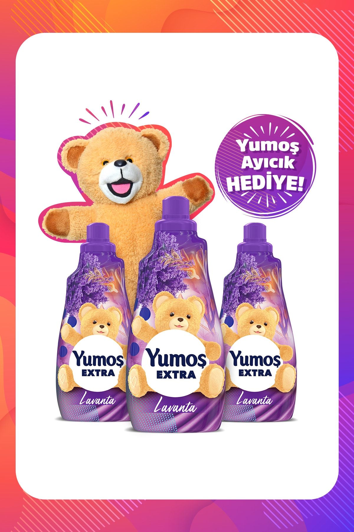 Yumoş Extra Konsantre Çamaşır Yumuşatıcı Lavanta 1440 ml 60 Yıkama X3