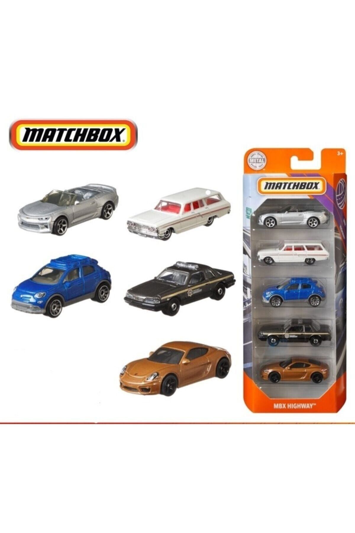Matchbox 5 Li Araba Gkj04 Lisanslı Oyuncak Araba