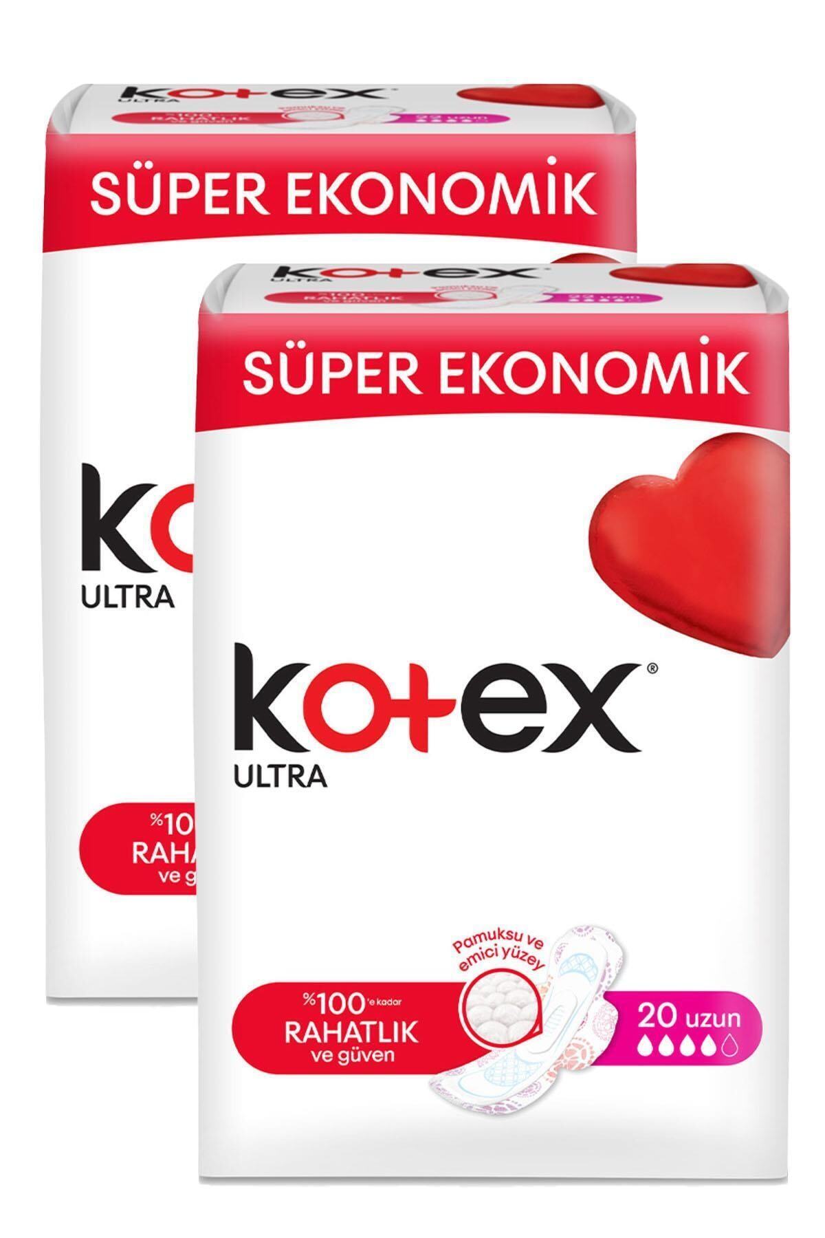 Kotex Ultra Quadro Uzun 20li ( 2 Adet )