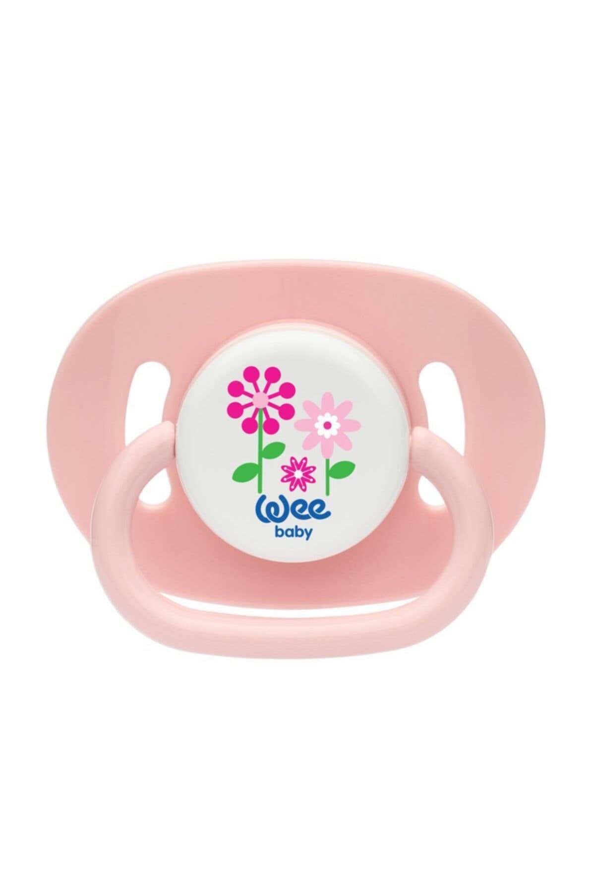 Wee Baby Oval Gövdeli Yuvarlak Uçlu Emzik No:2 -pembe