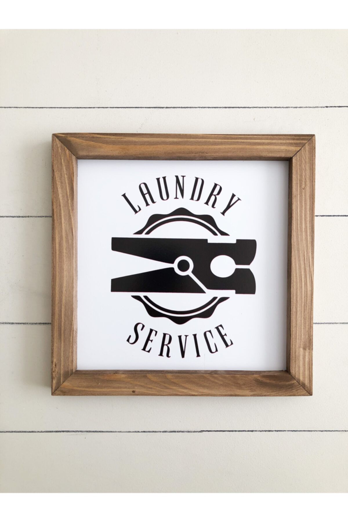 Puu Design Banyo Laundry Service Ahşap Çerçeve