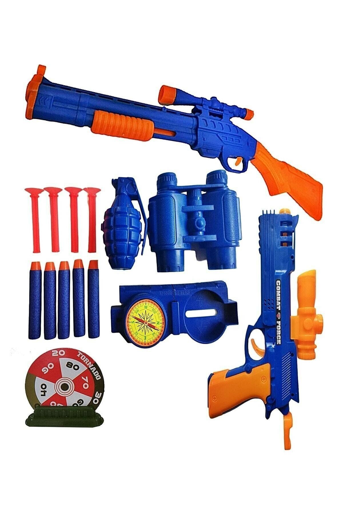 Brother Toys Oyuncak Silah Seti Sünger Atan Nerf Tarzı Silah