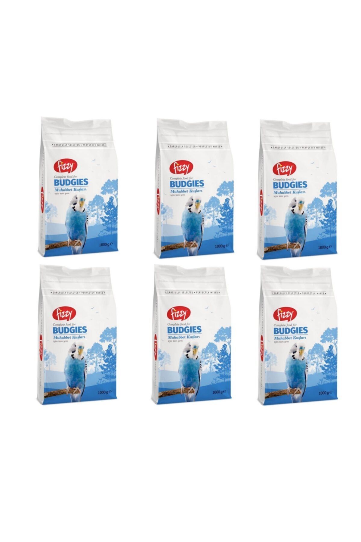 Fizzy Premium Muhabbet Kuşu Yemi 1 Kg (6 Adet)