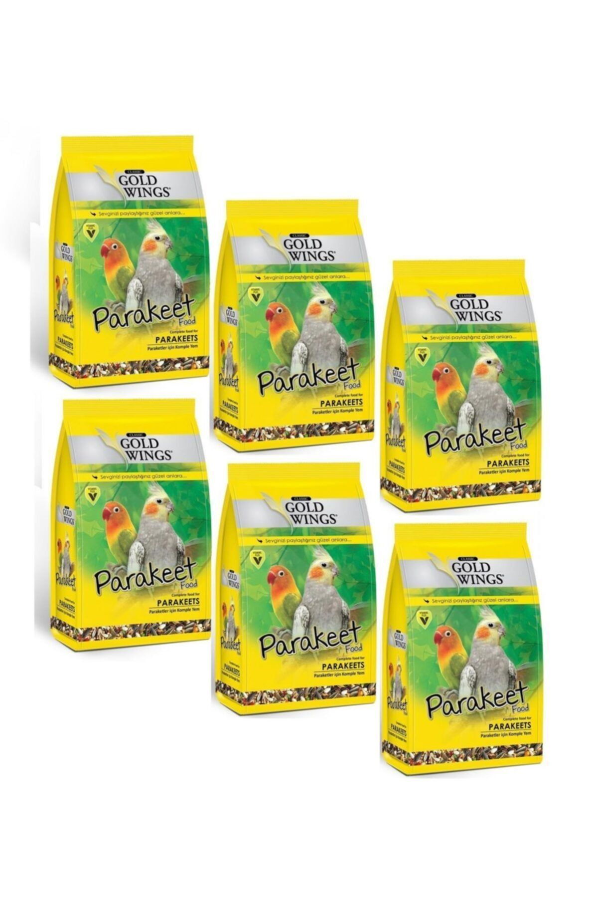 Gold Wings Classic Paraket Yemi 500 Gr (6 Adet)