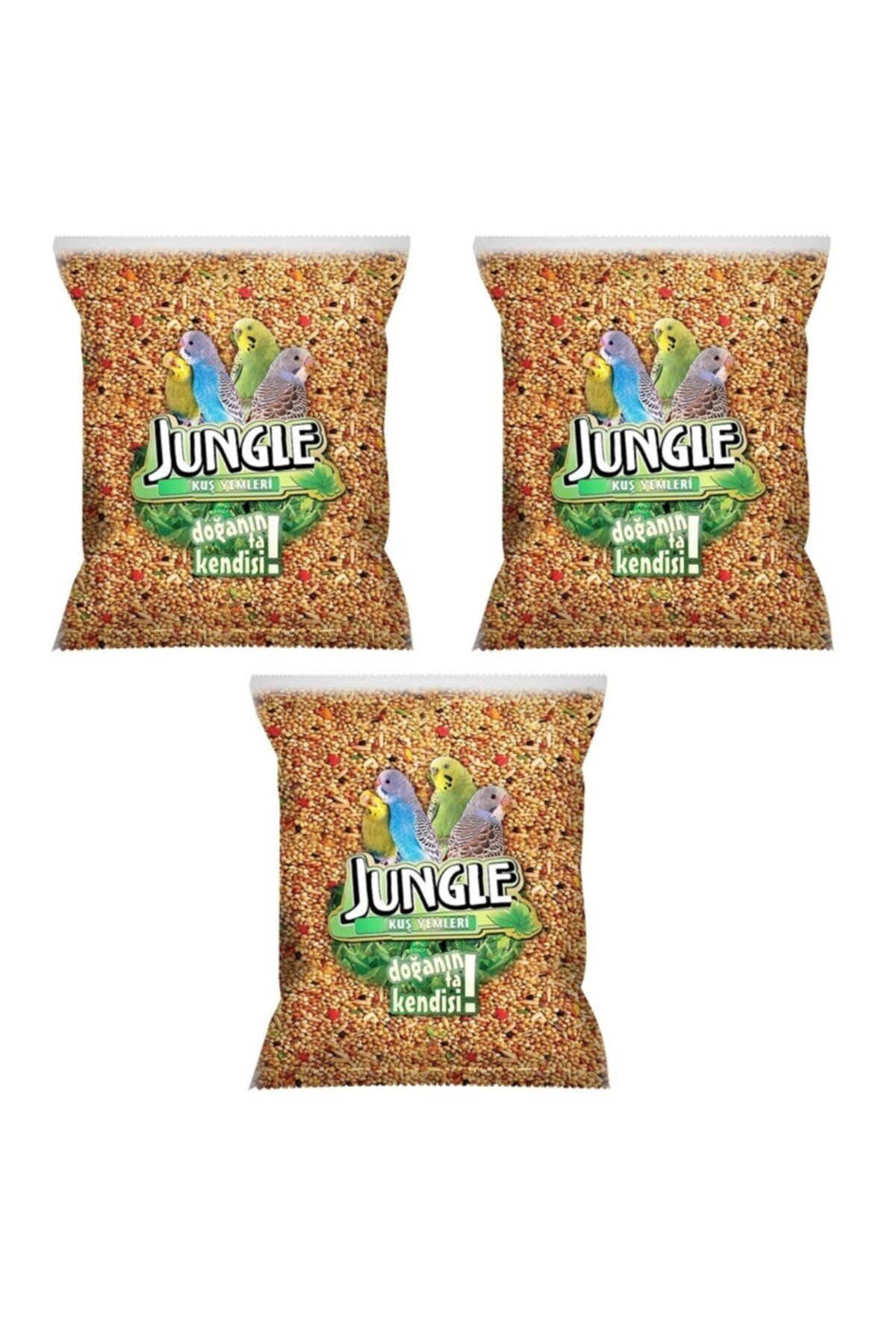 Jungle Poşet Muhabbet Kuşu Yemi 1 Kg (3 Adet)