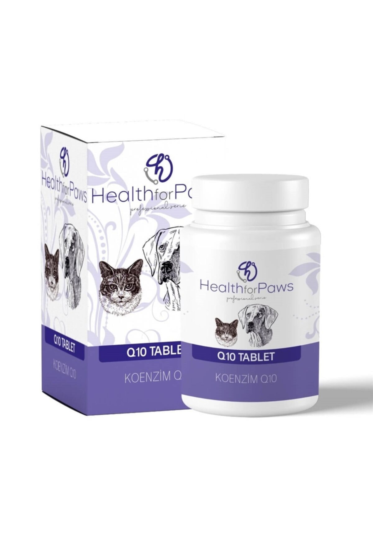HEALTH FOR PAWS Kedi ve Köpek Koenzim Q10 Tablet 25 Tablet