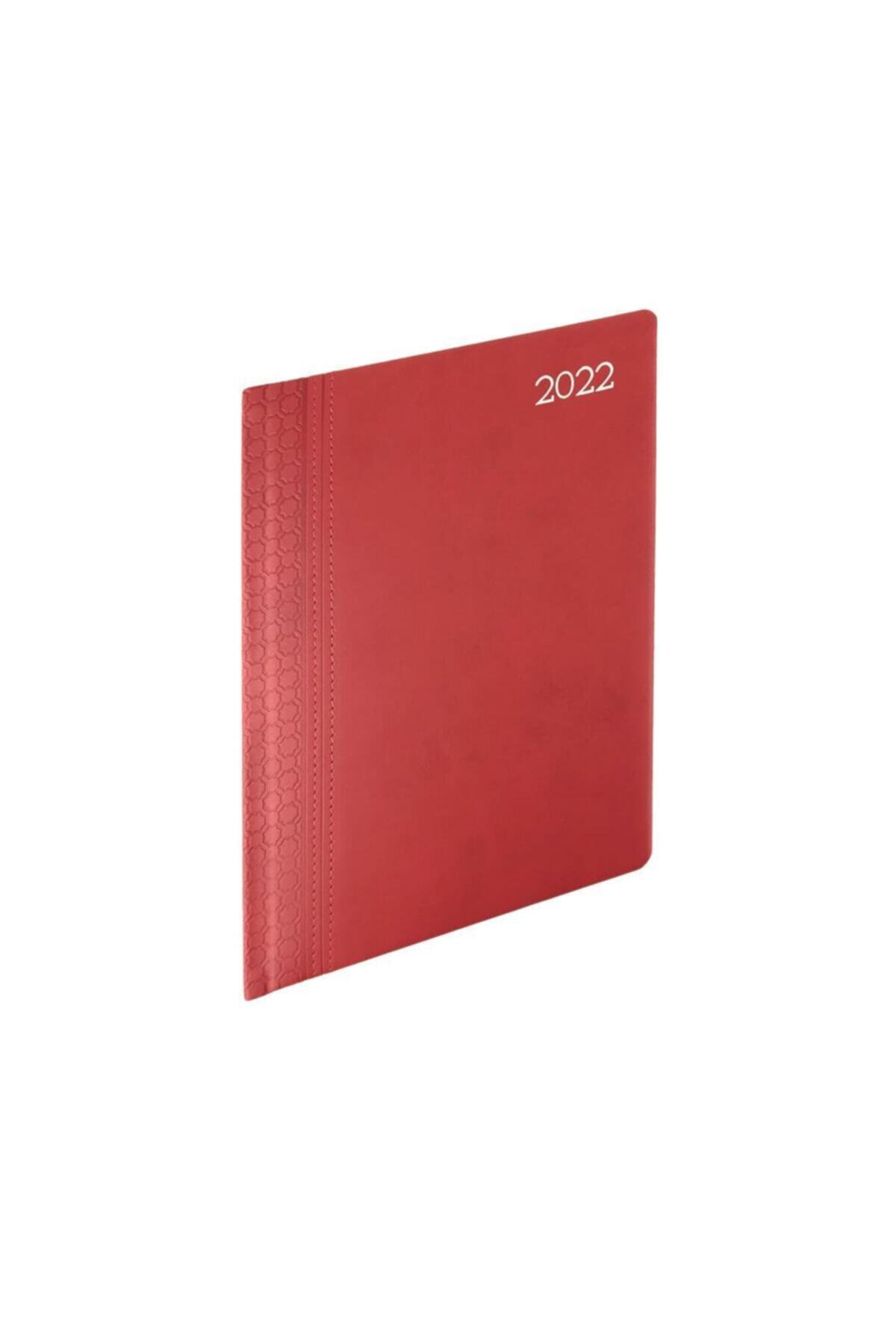 Demat 2022 Günlük Ajanda Thermo Deri 14 X 20 cm Kırmızı