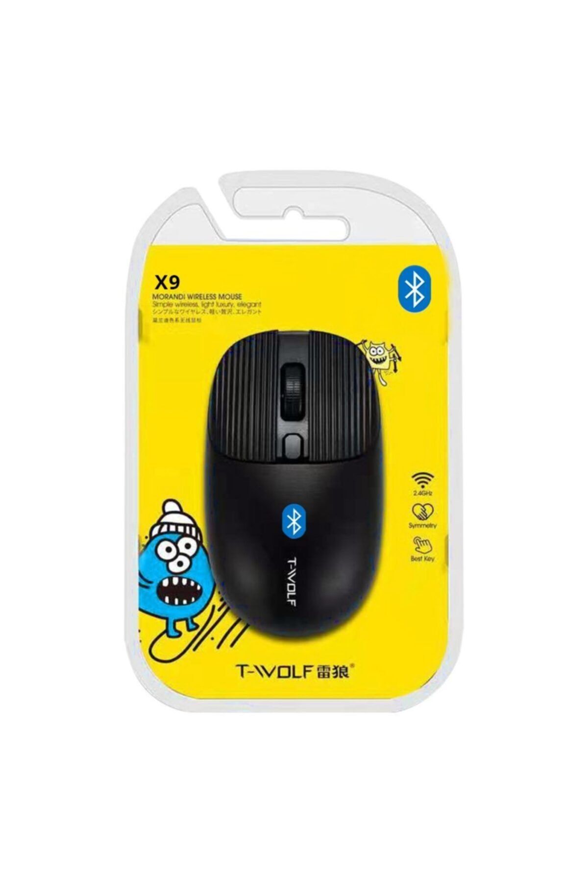 TWOLF X9 1000 Dpı Kablosuz Bluetooth Mouse