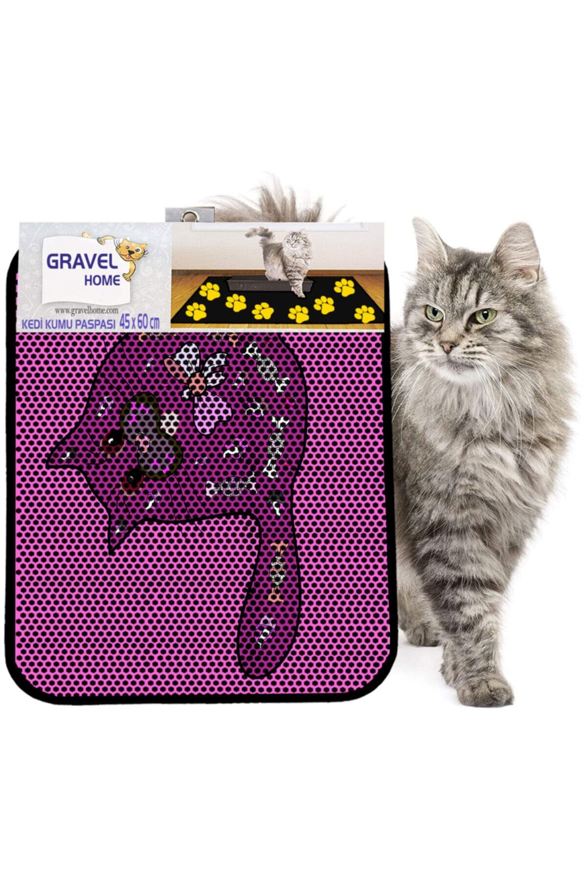 Gravel Kedi Kumu Paspası Yeni Sezon 45 X 60 Cm Nrszn0213