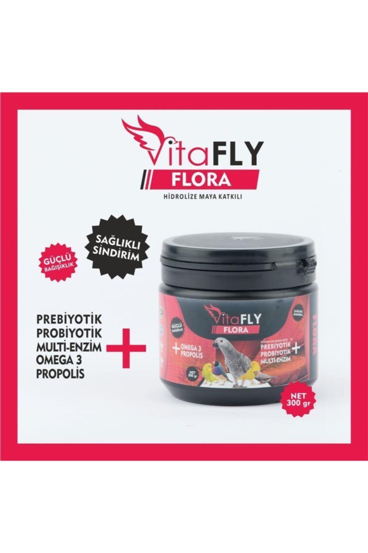 FLYVET Vitafly Flora 300gr Probiyotik