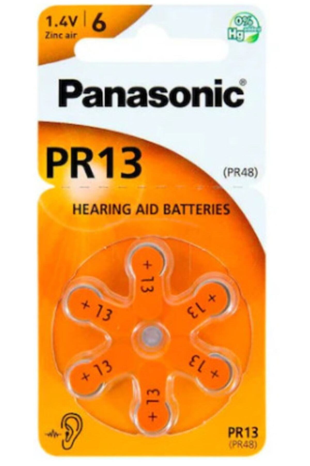 PANASONIC 13 Numara Kulaklık İşitme Cihazı Pili 6 Lı
