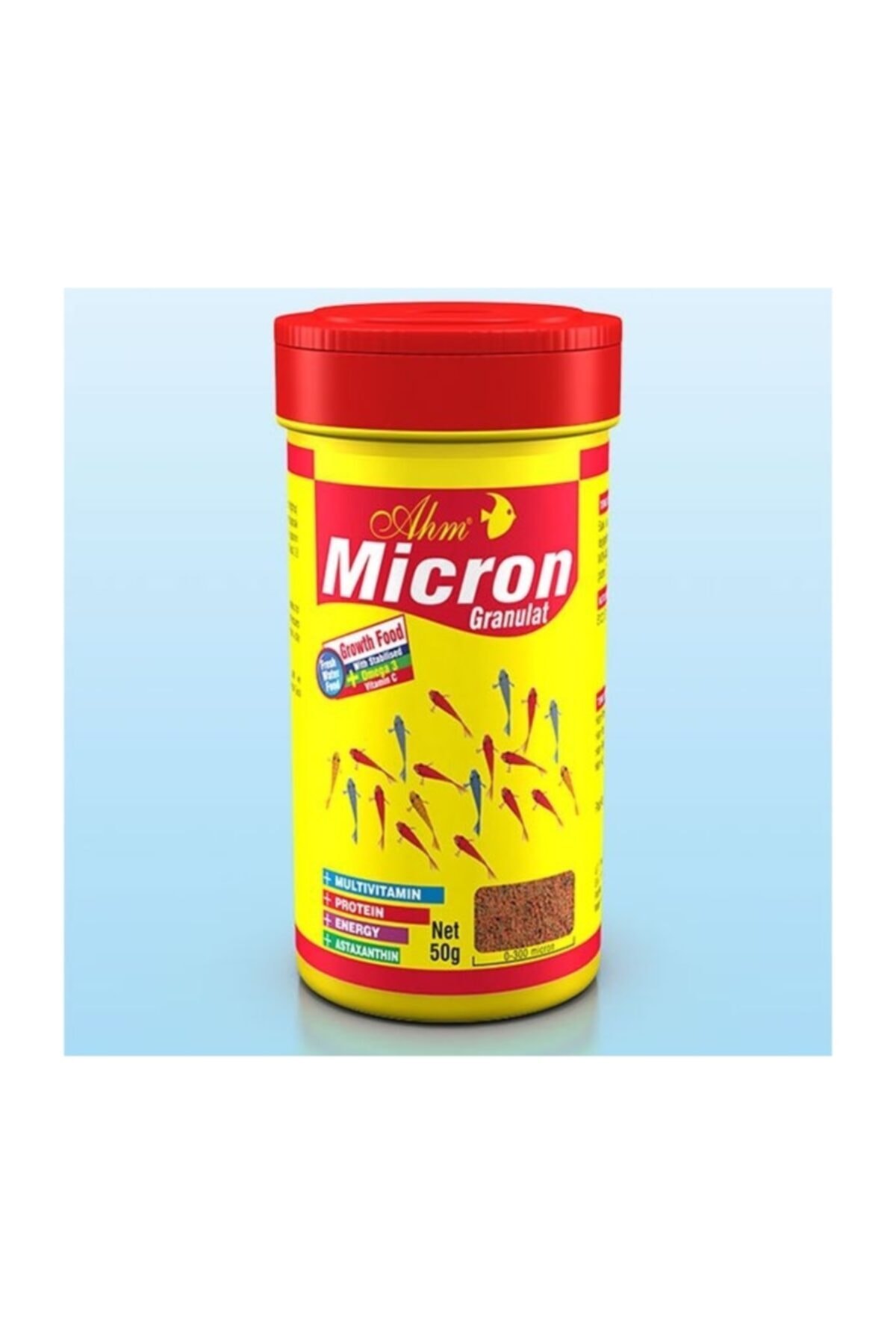 Ahm Marin Micron Granulat 100 Ml Yavru Balık Büyütme Yemi