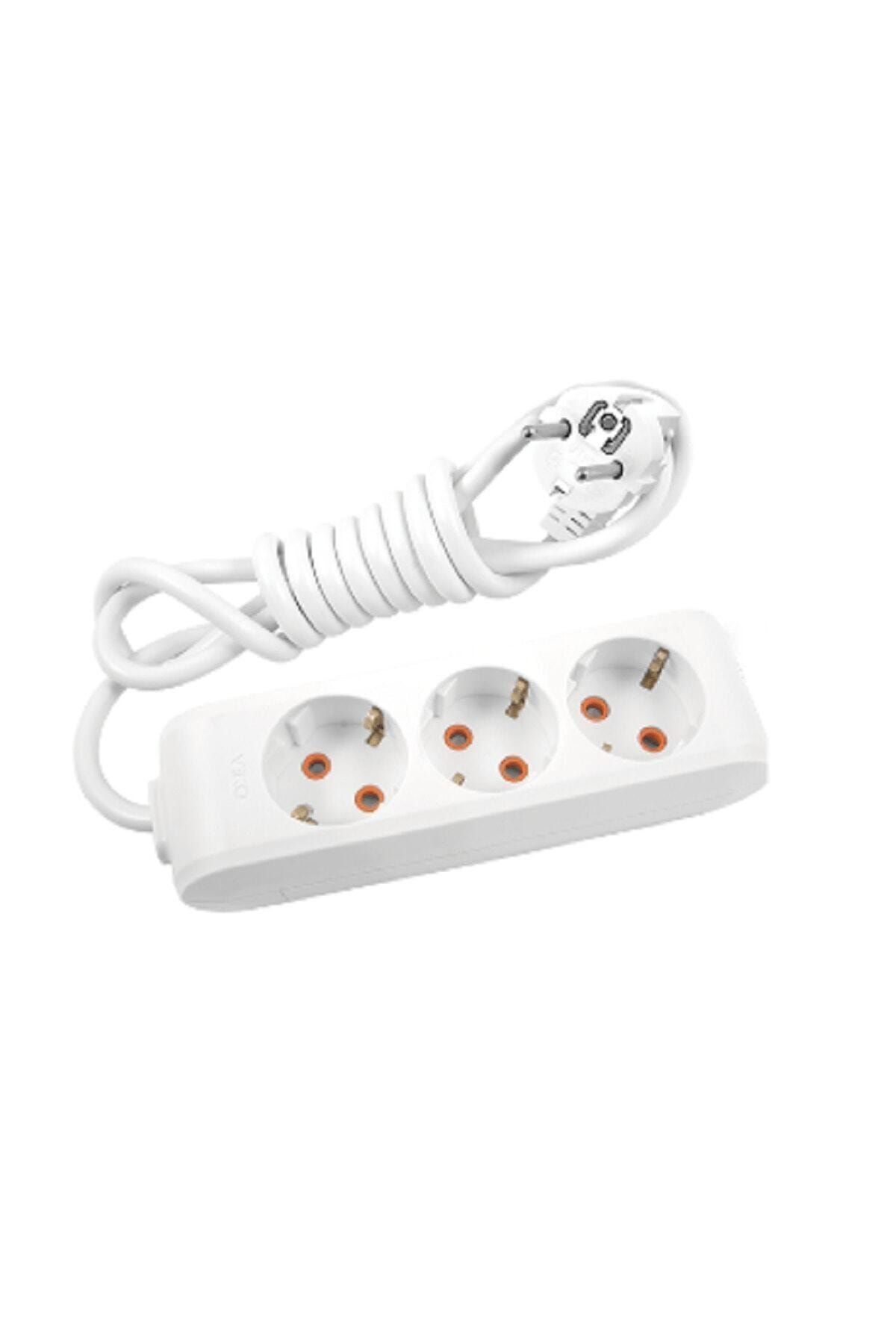 VİKO Multi-let 3lü Topraklı 1metre Kablolu (90113301)