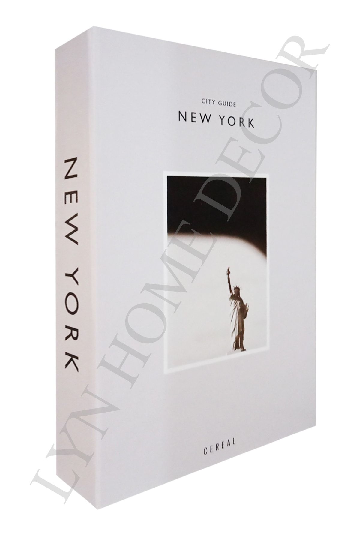 LYN HOME & DECOR Cereal New York Dekoratif Kitap Kutu