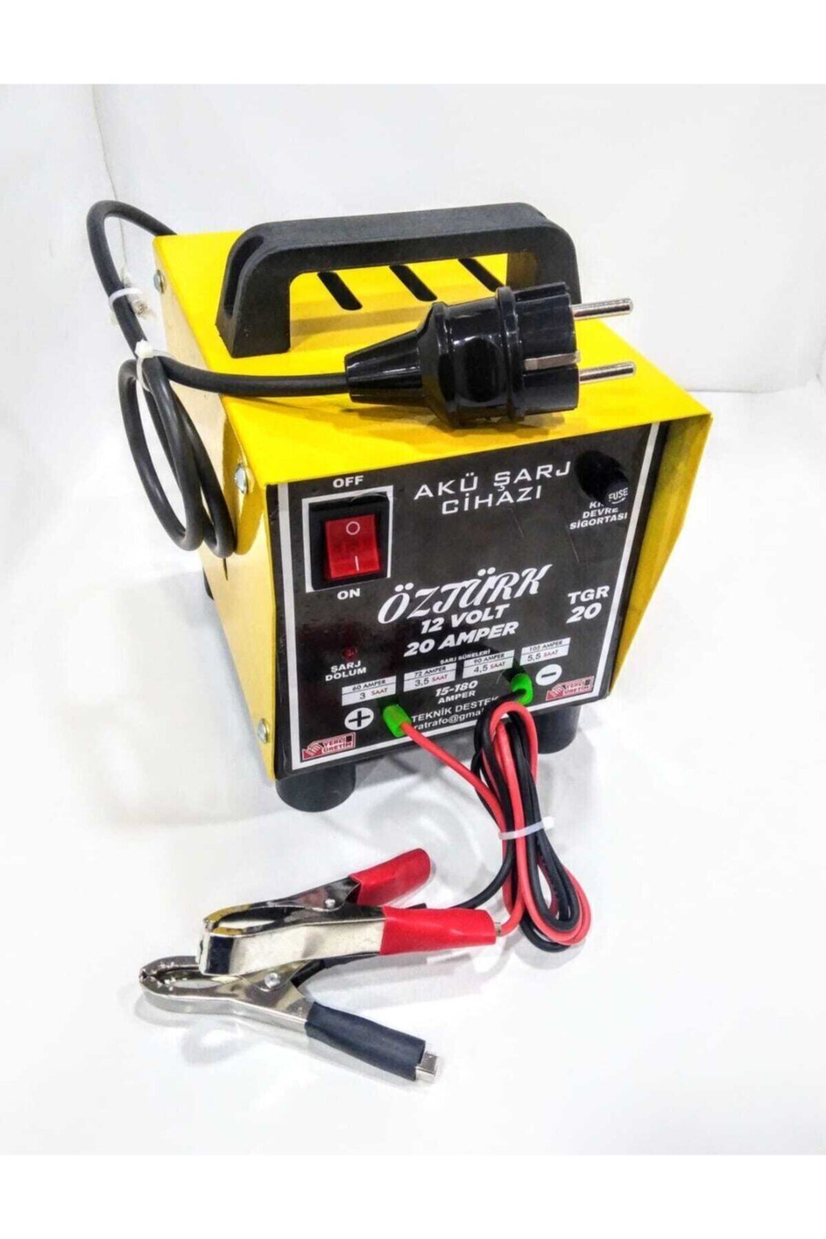 Öztürk Akü Şarj Cihazı 12 Volt 20 A 1 Yıl Tam Garanti