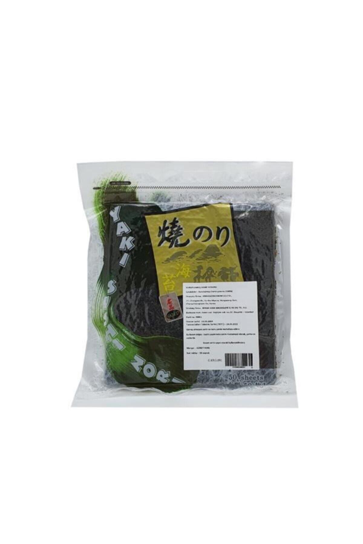 PACK Yaki Nori Gold Kurutulmuş Deniz Yosunu 50 Yaprak