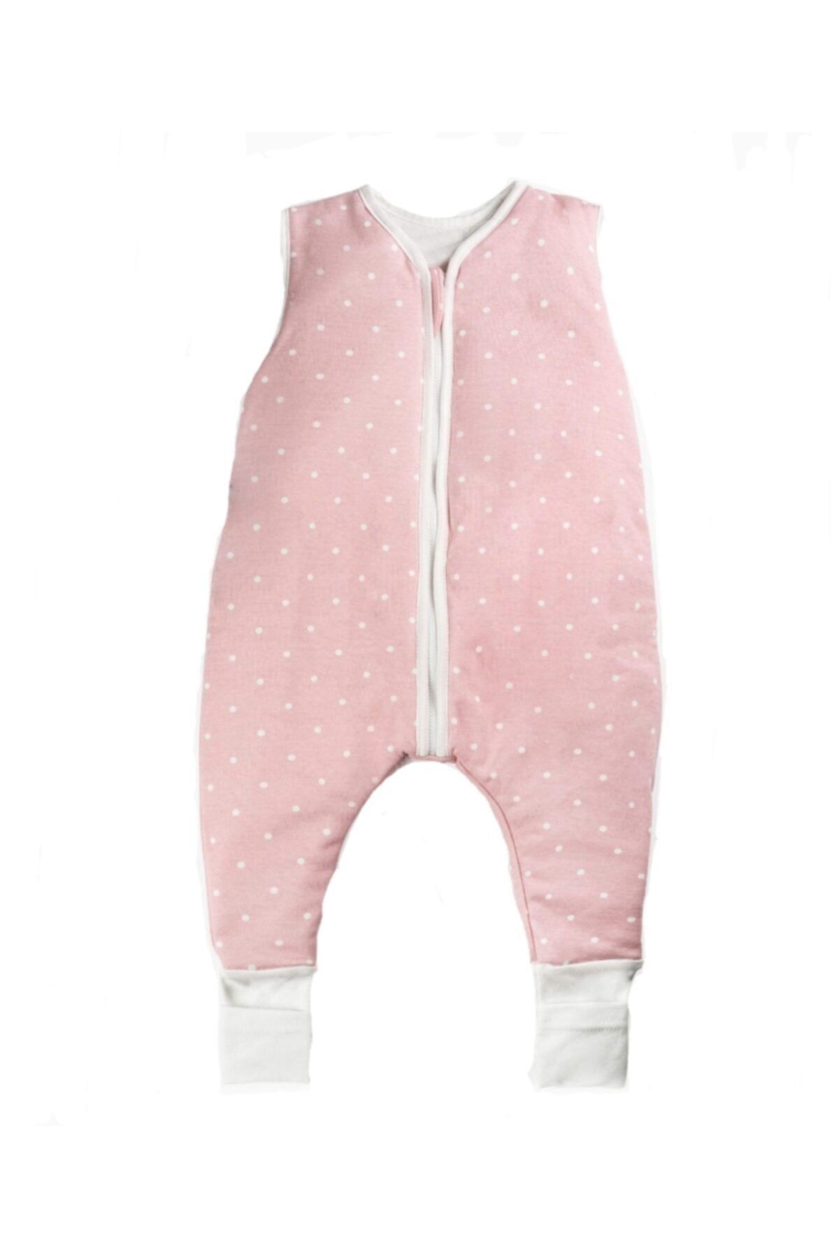 Alpar Tekstil Elyafsız Ayaklı Bebek Uyku Tulumu 1,0 Tog- Pembe