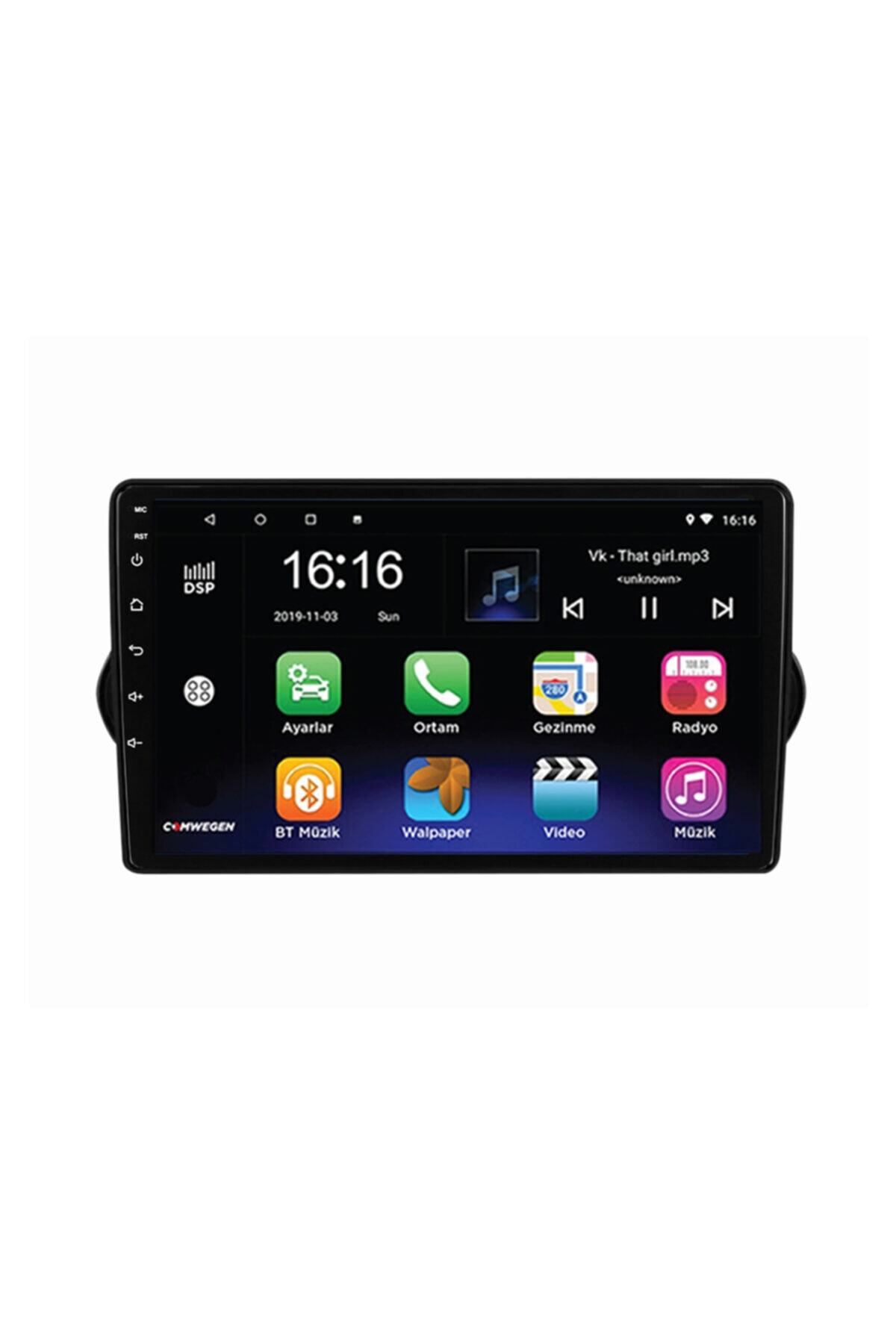 COMWEGEN Fiat Egea Android 4gb Ram Carplay Multimedya Navigasyon Oto Teyp