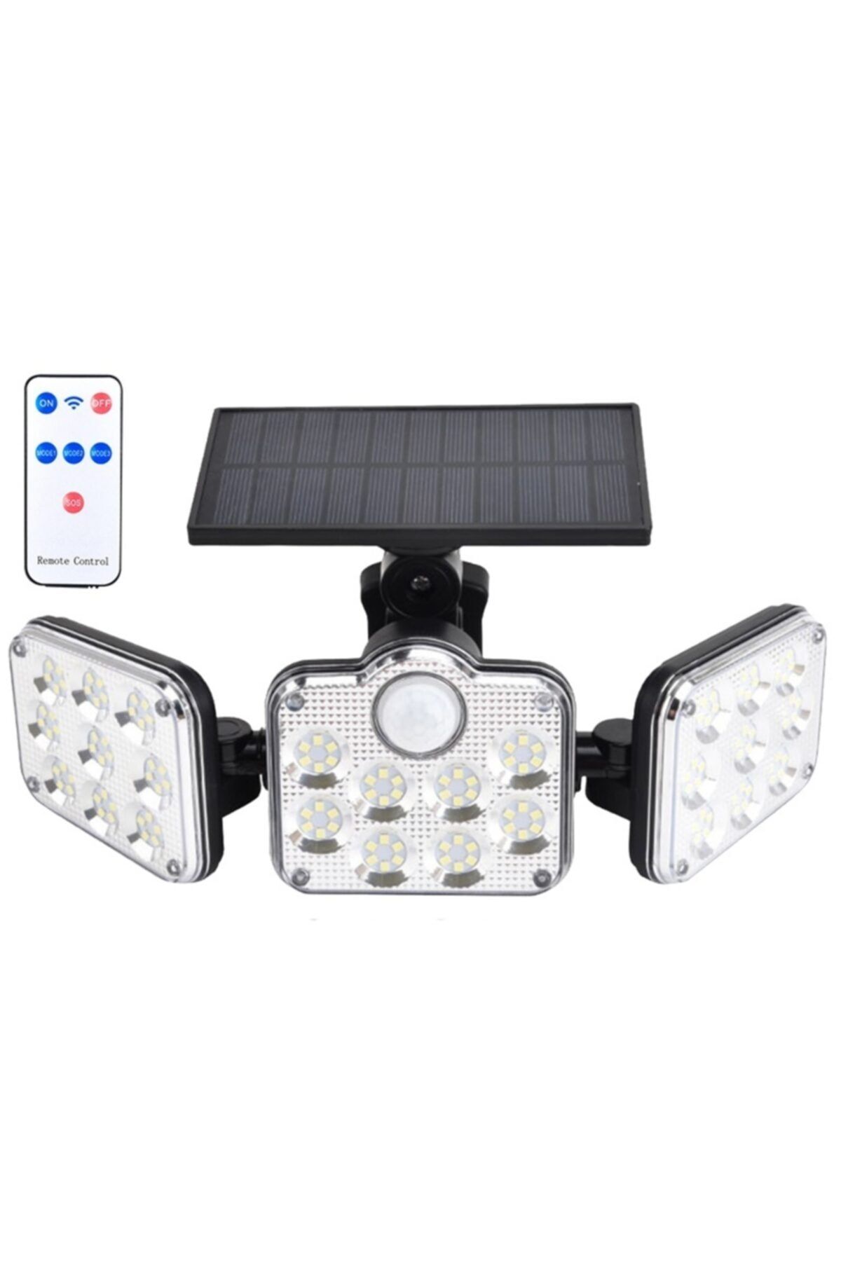 Powermaster Jd-2858 Sensörlü Kumandalı 138 Ledli Solar Lamba