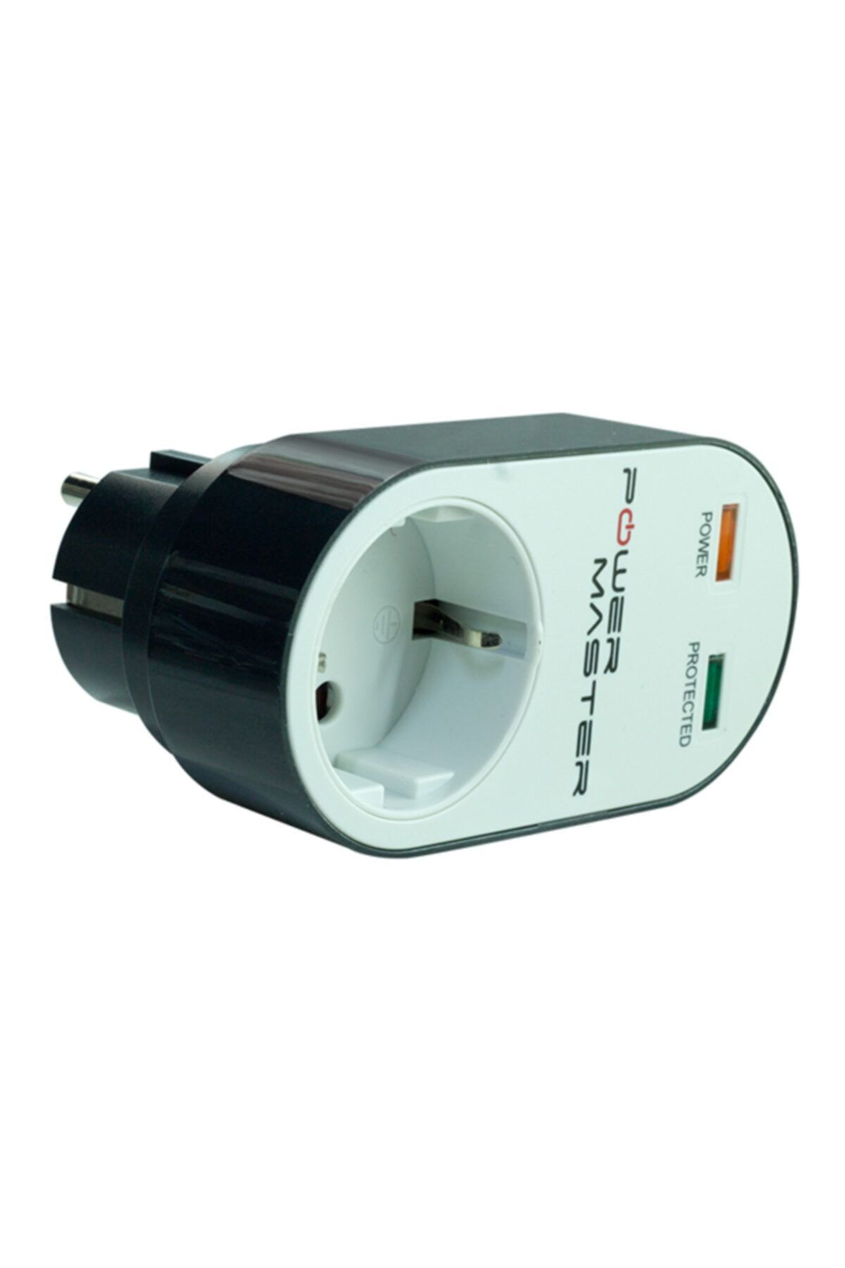 Powermaster Pm-16620 Tekli Beyaz Oval Kasa Akım Korumalı Priz (16a-3500w)