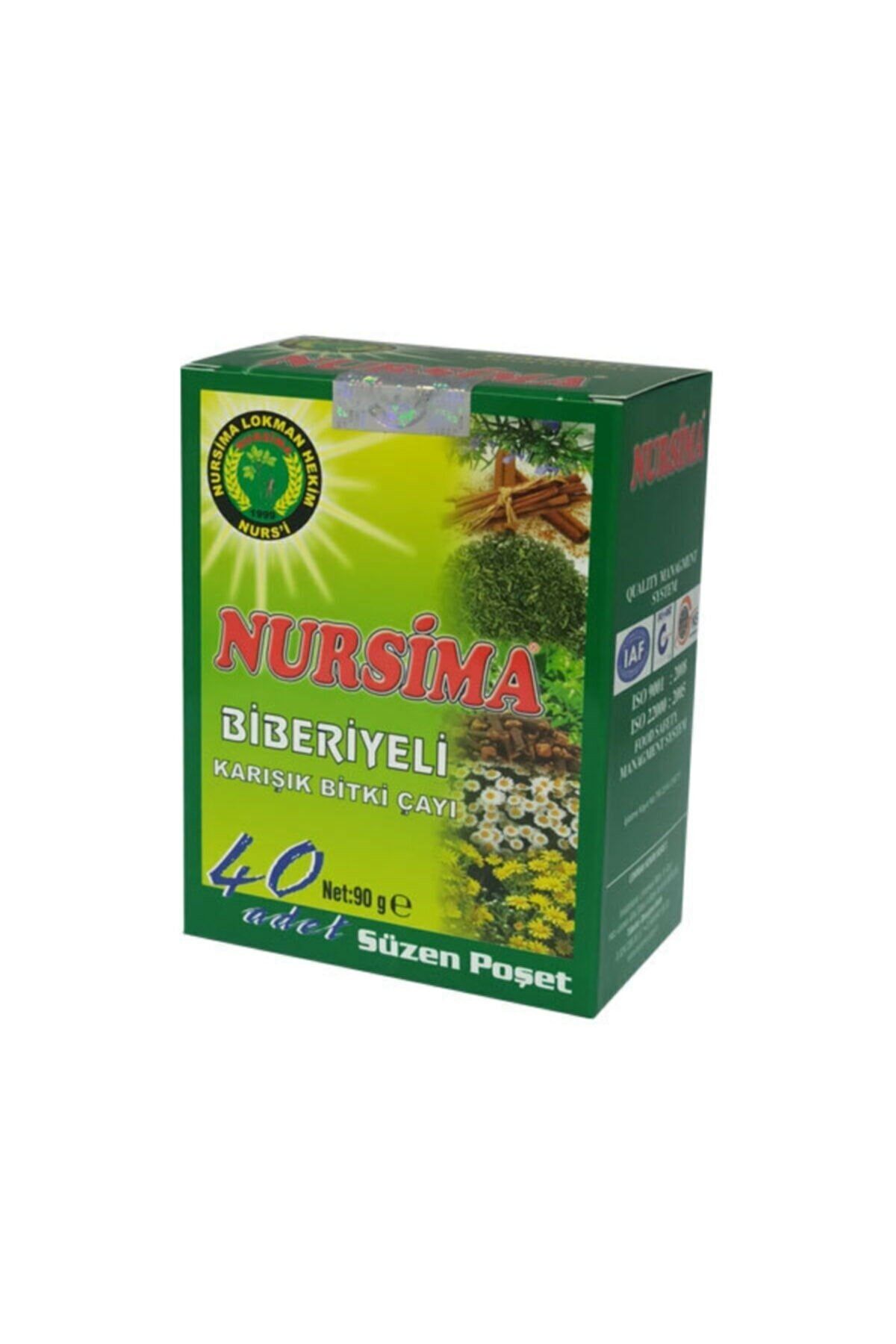 Nursima Biberiyeli Bitki Çayı 40 Lı 3 Paket