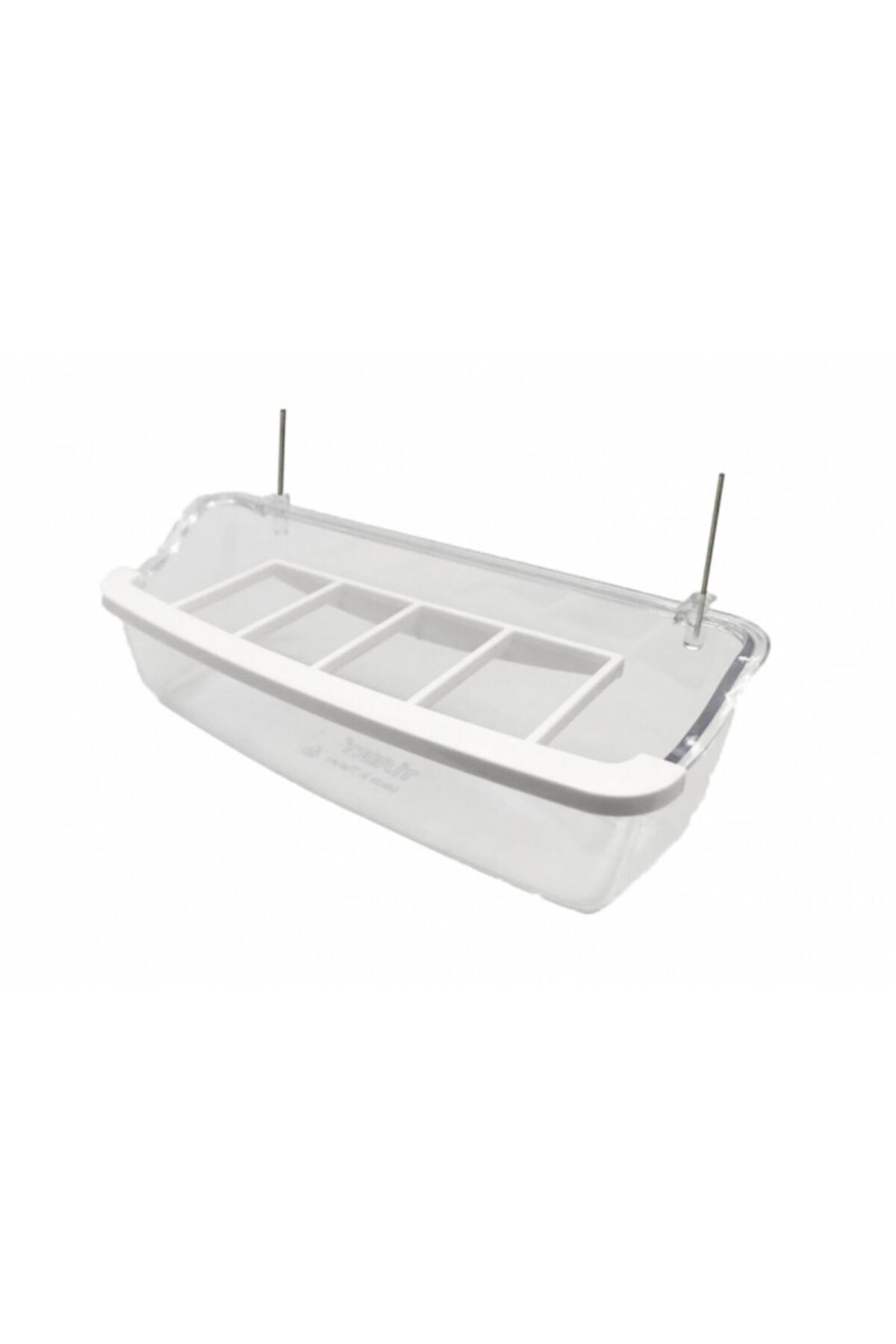 yenisahome Kuş Kafesleri Için Şeffaf Yemlik 15 Cm Büyük Boy