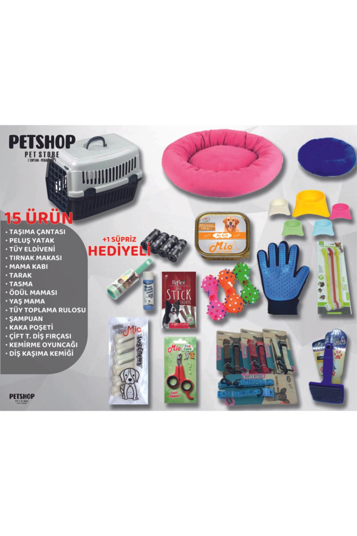 ARYANİLS 15 Parça Premium Köpek Başlangıç Seti