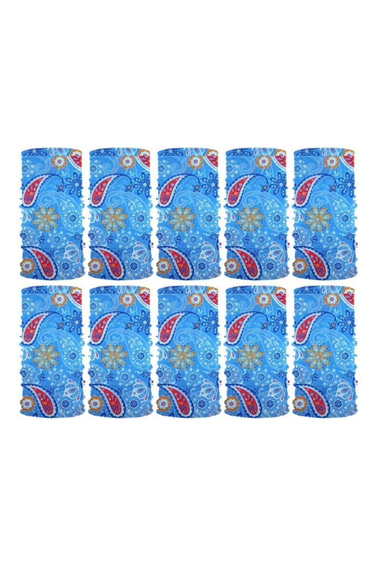 Knmaster Cell Cycle Buff Bandana Boyunluk Maske Saç Bandı 10'lu Paket
