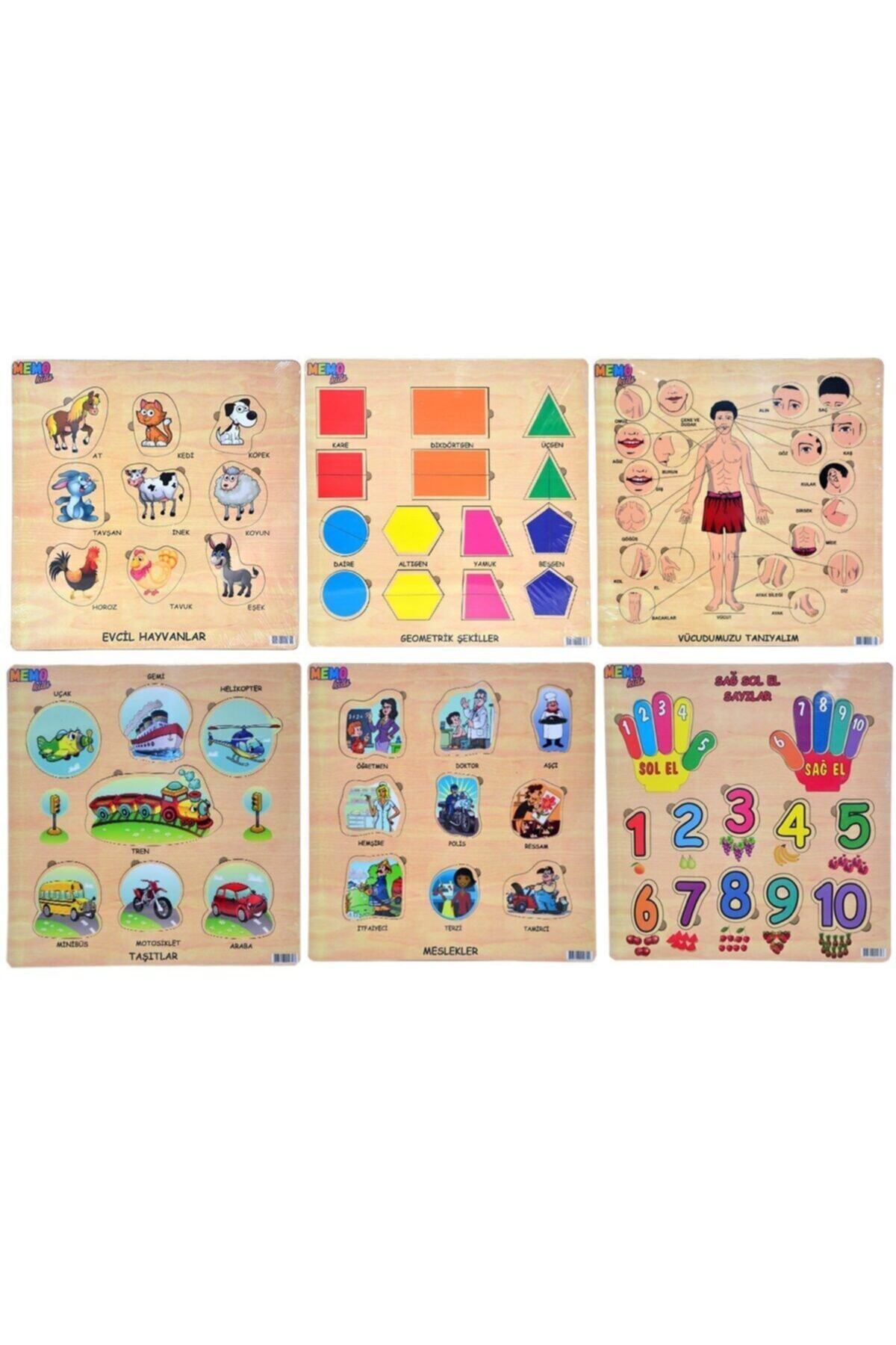CC Oyuncak , Memo 32x32 Eğitici Şekiller - 6 Assorti