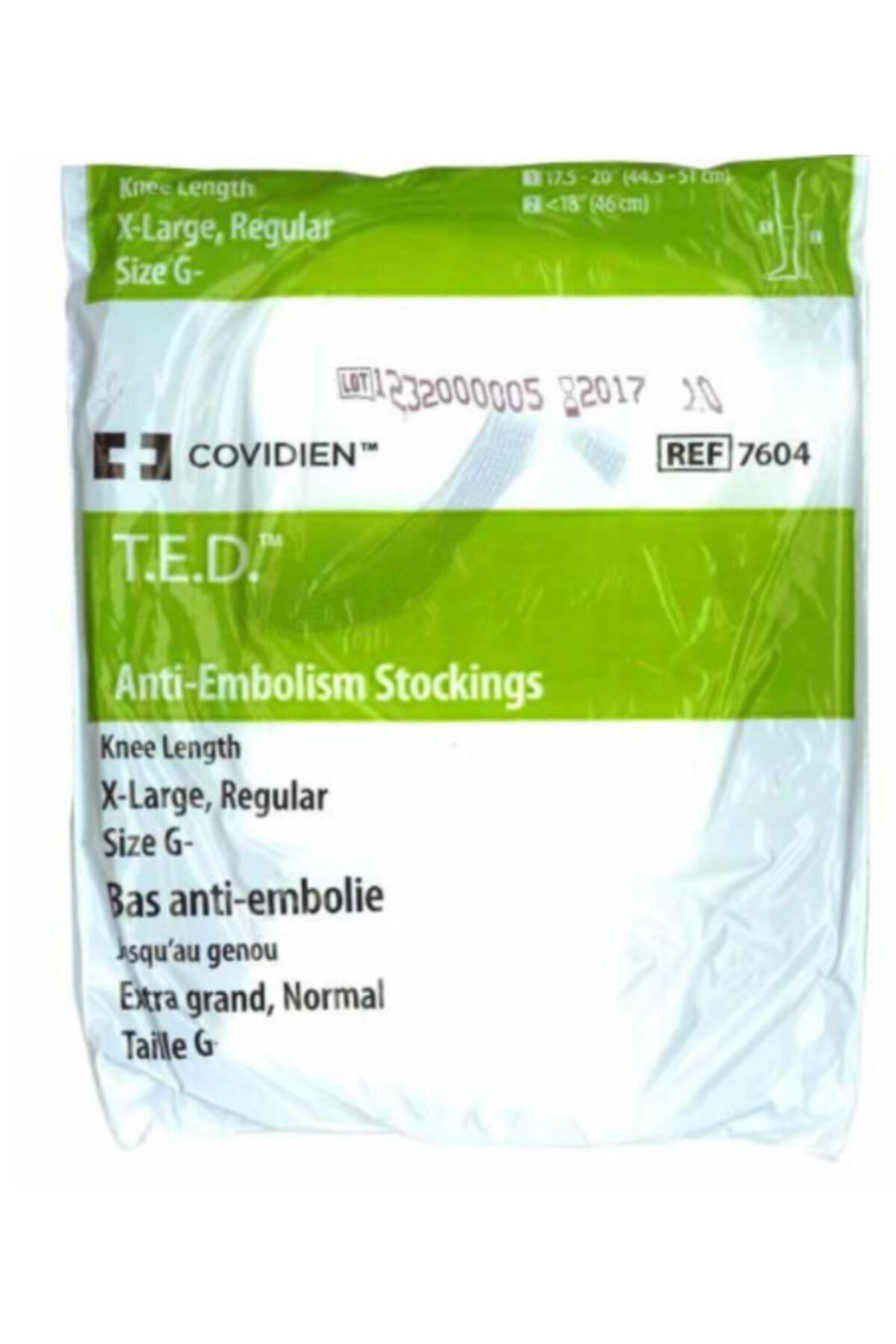 Covidien Xlarge Emboli Çorabı  Anti Emboli Çorabı  regular